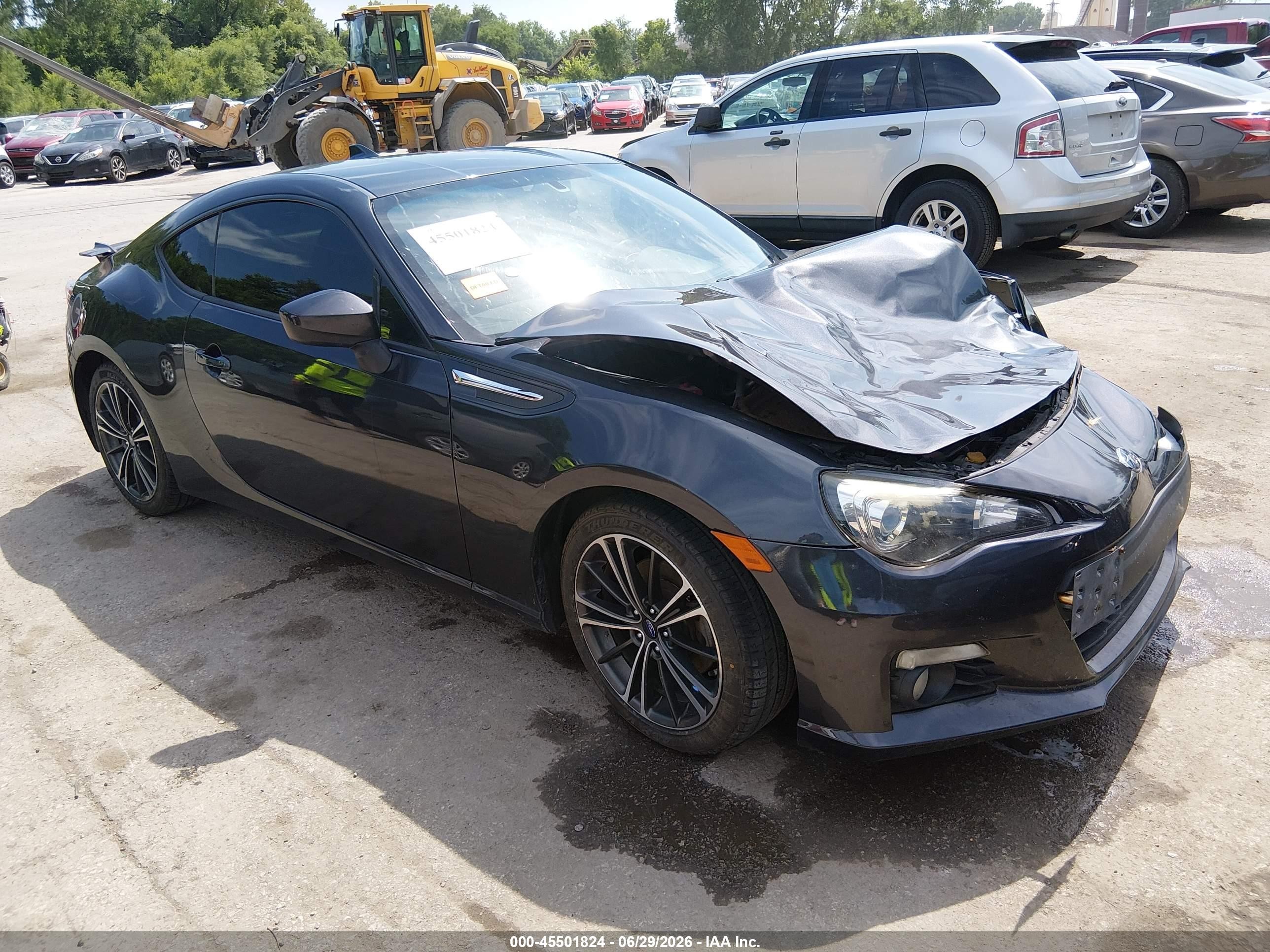 2015 Subaru Brz Limited Black vin: JF1ZCAC14F8604482