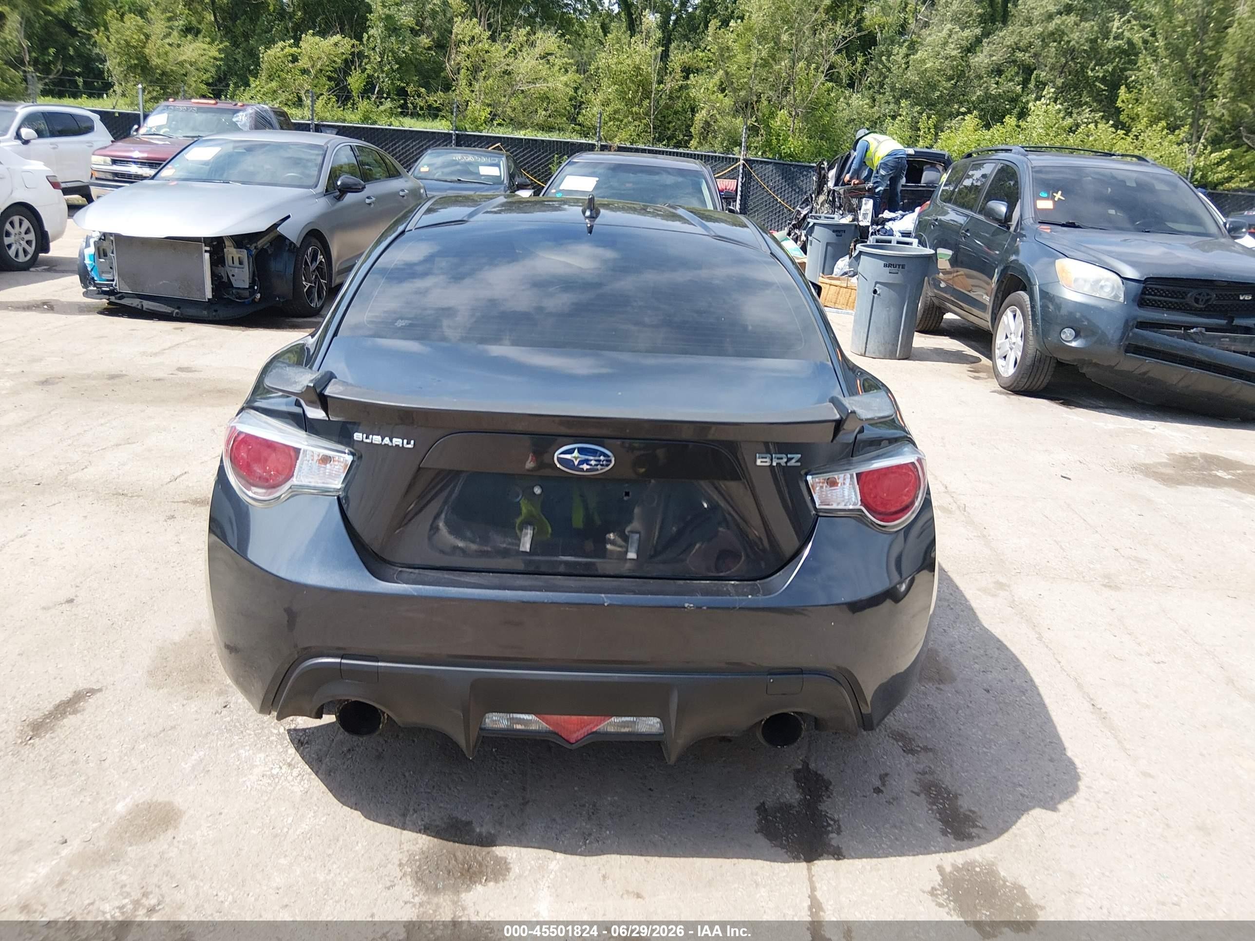 2015 Subaru Brz Limited Black vin: JF1ZCAC14F8604482