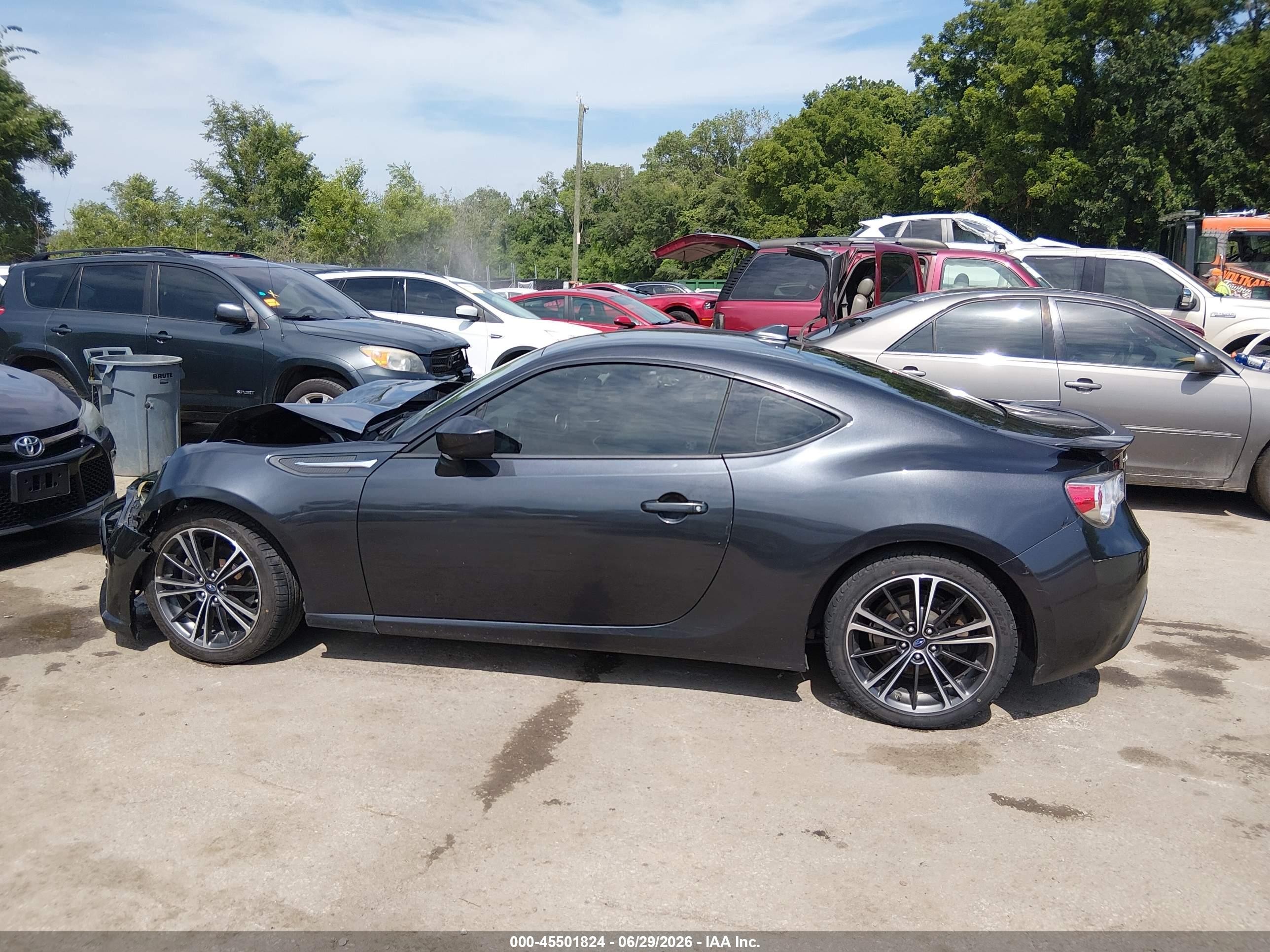 2015 Subaru Brz Limited Black vin: JF1ZCAC14F8604482