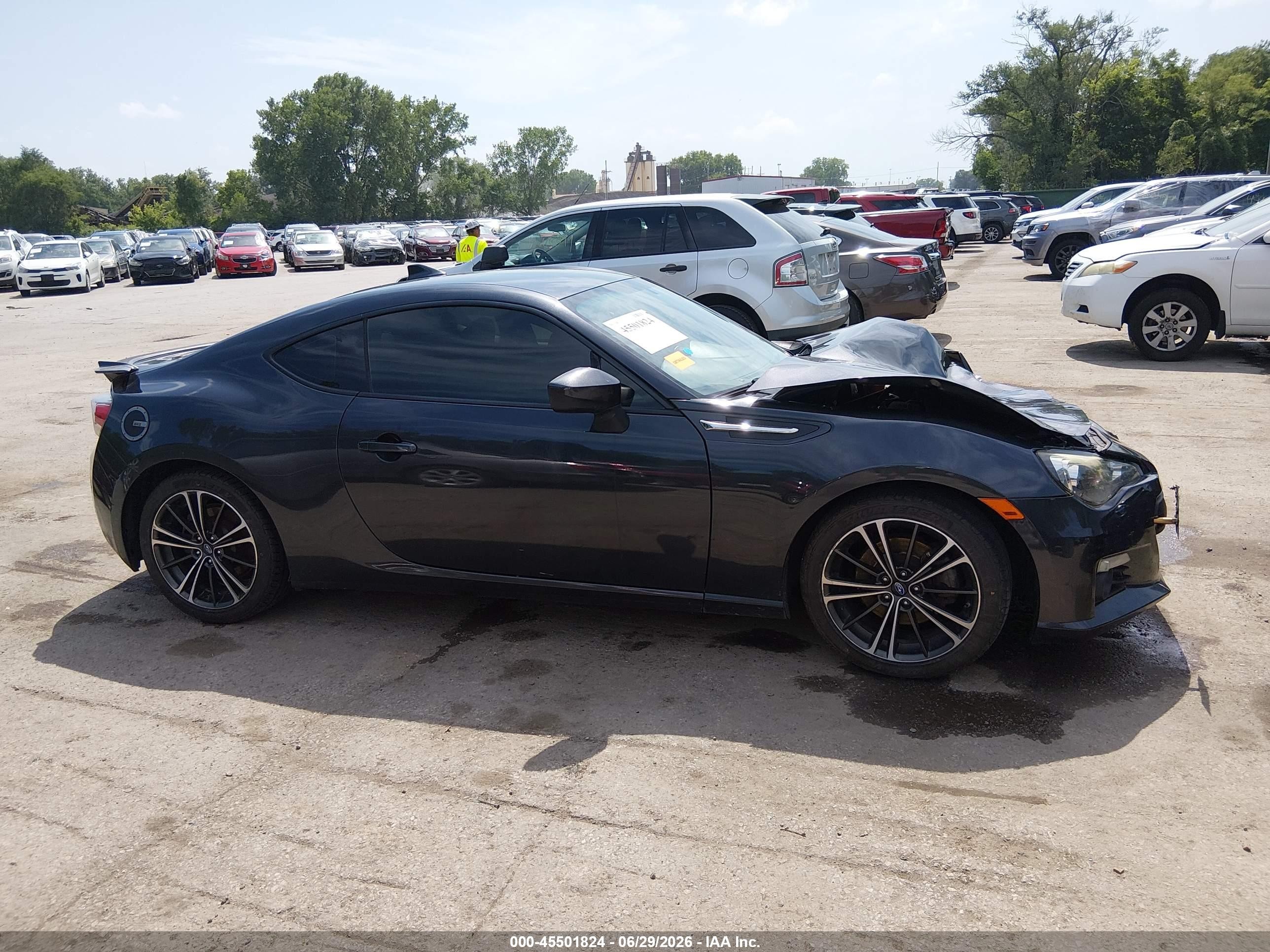 2015 Subaru Brz Limited Black vin: JF1ZCAC14F8604482