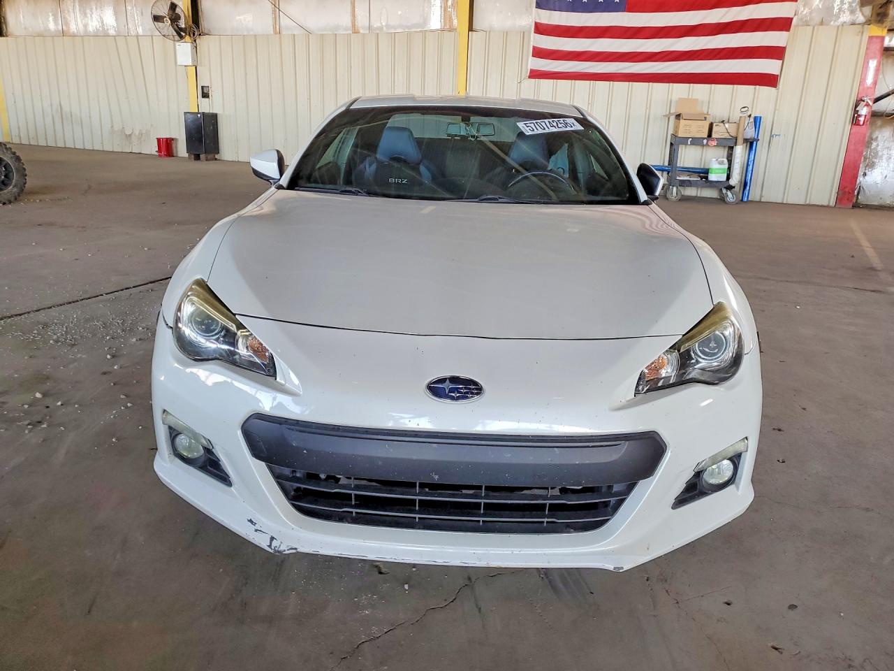 2015 Subaru Brz 2.0 Limited White vin: JF1ZCAC14F9601169