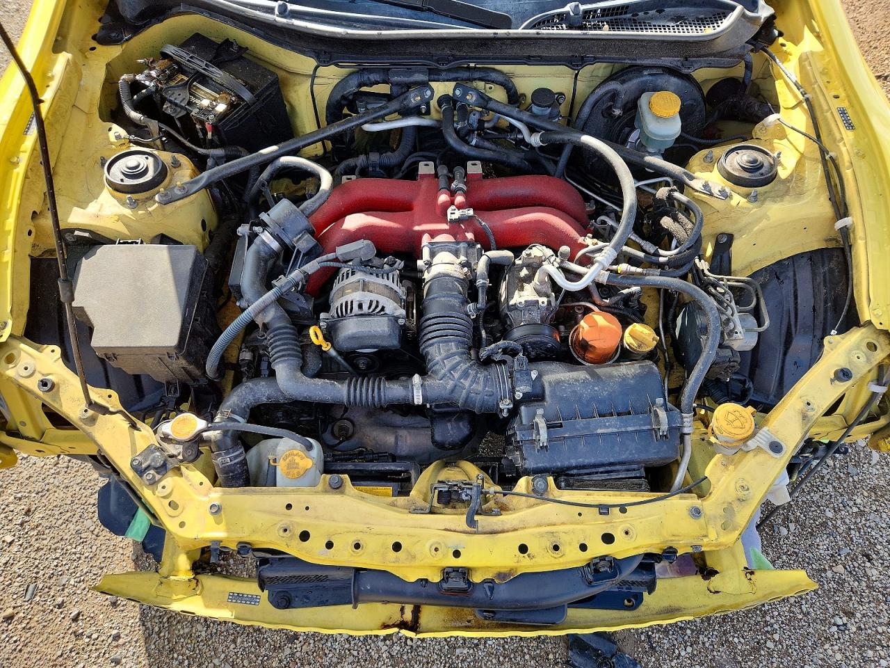 2017 Subaru Brz 2.0 Limited Yellow vin: JF1ZCAC14H9601126