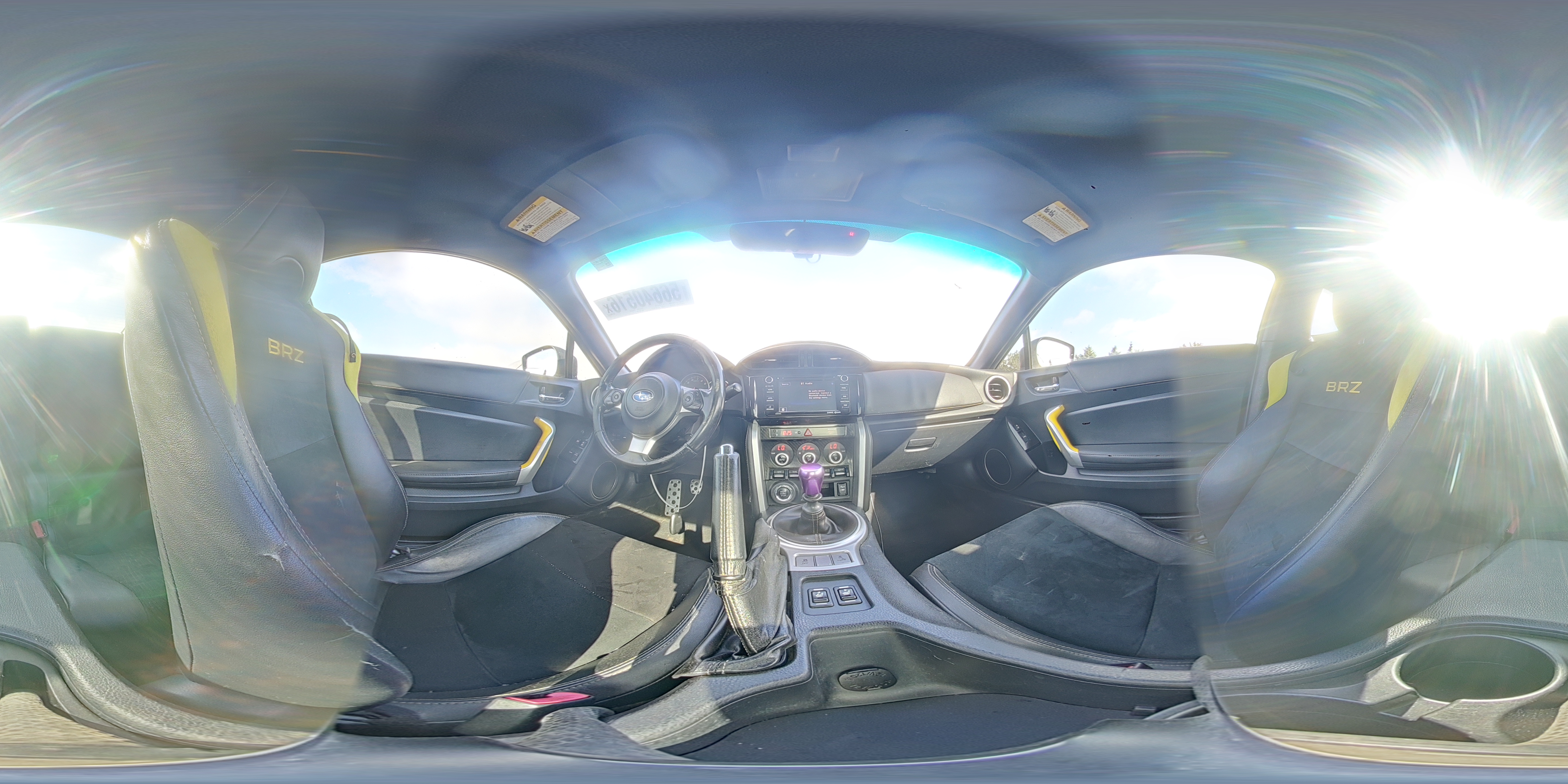 2017 Subaru Brz 2.0 Limited Yellow vin: JF1ZCAC14H9601126