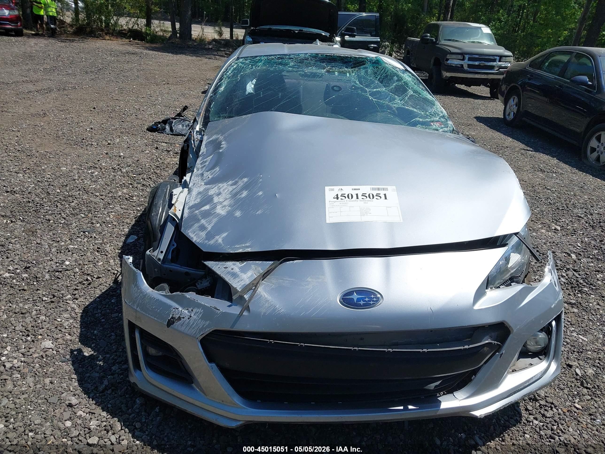 2018 Subaru Brz Limited Серебряный vin: JF1ZCAC14J9600001