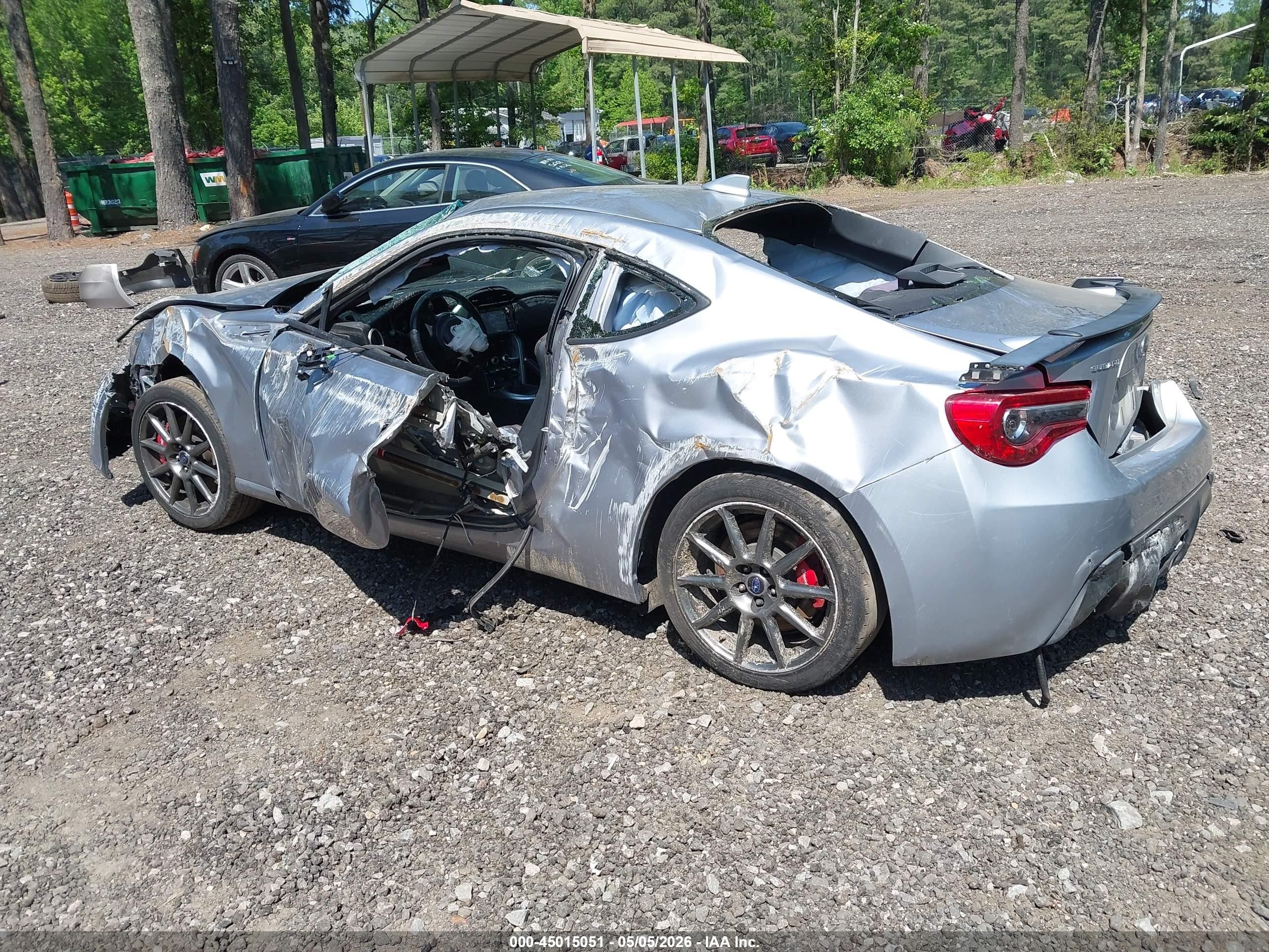 2018 Subaru Brz Limited Серебряный vin: JF1ZCAC14J9600001