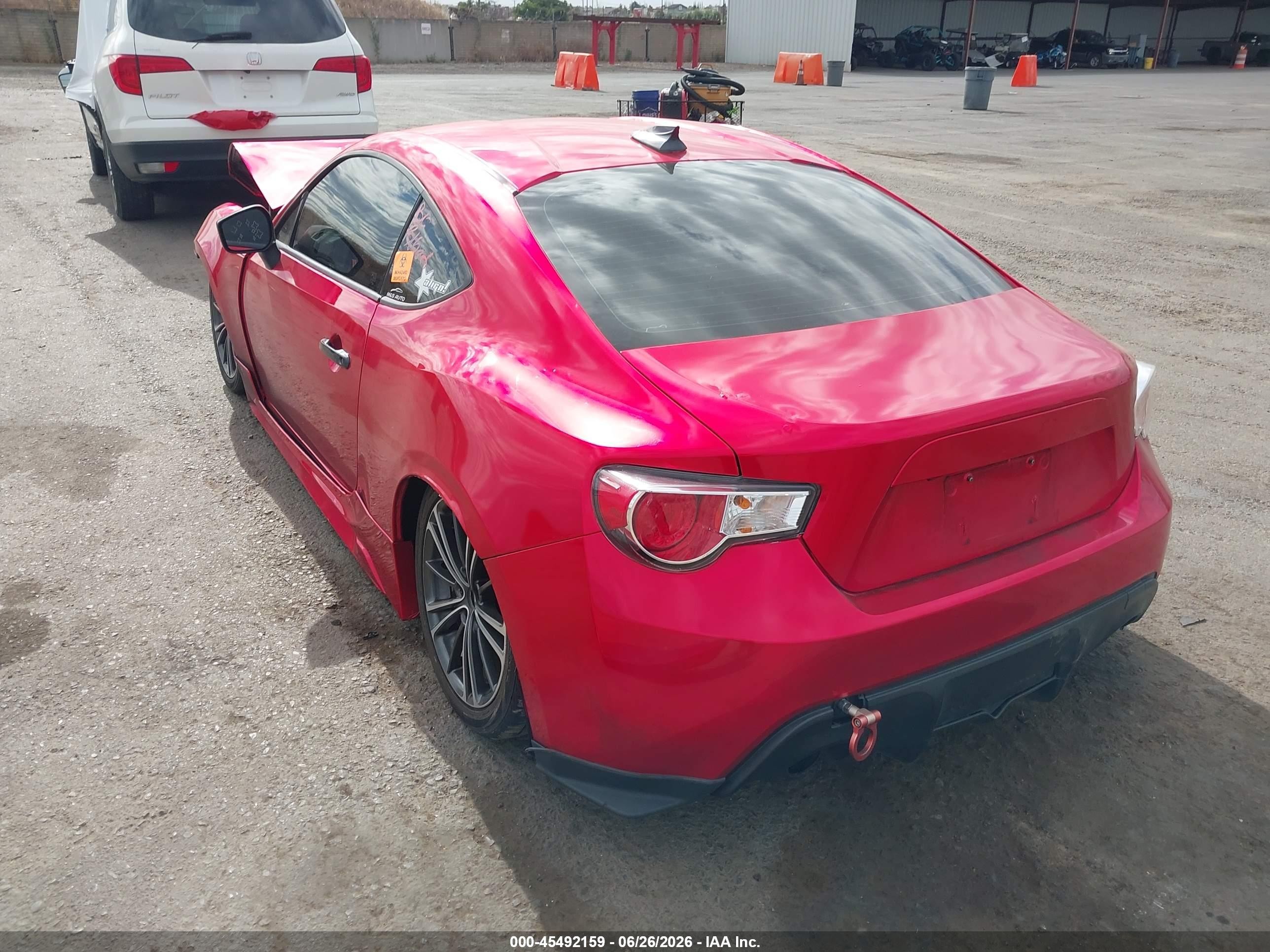 2013 Subaru Brz Limited Red vin: JF1ZCAC15D1607641