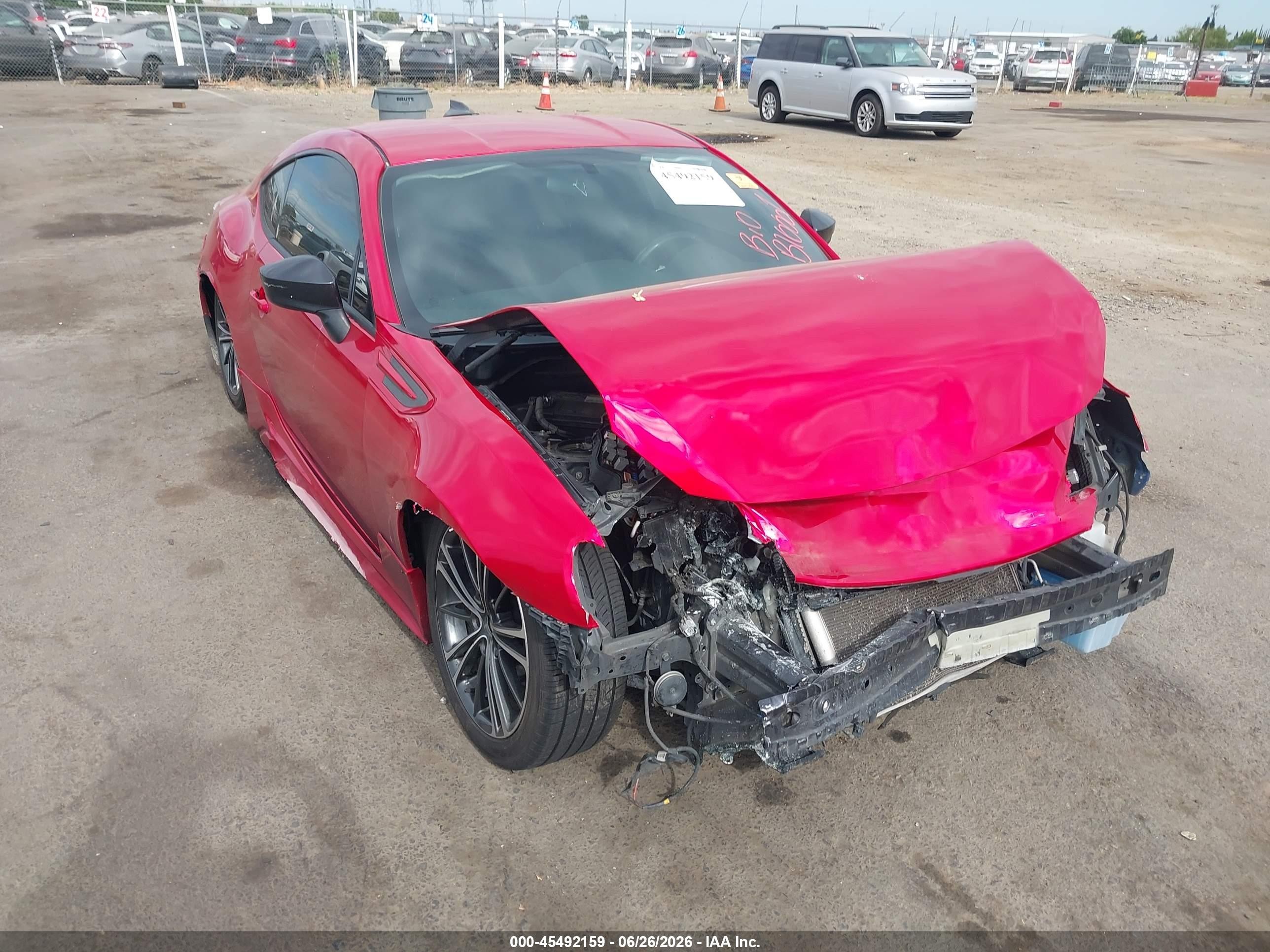 2013 Subaru Brz Limited Red vin: JF1ZCAC15D1607641