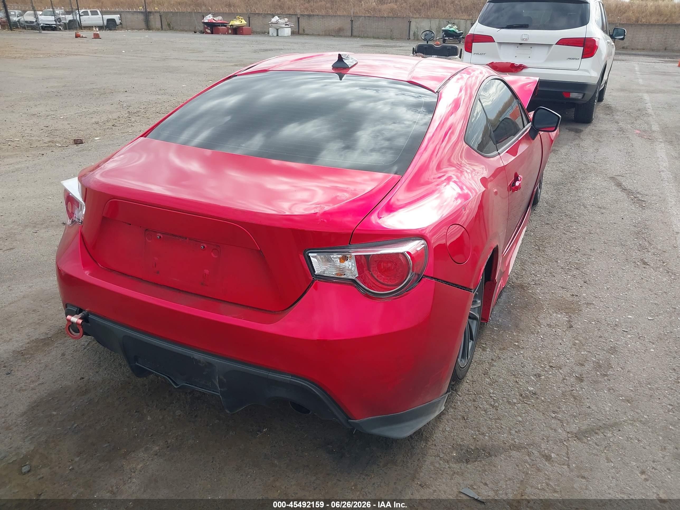 2013 Subaru Brz Limited Red vin: JF1ZCAC15D1607641