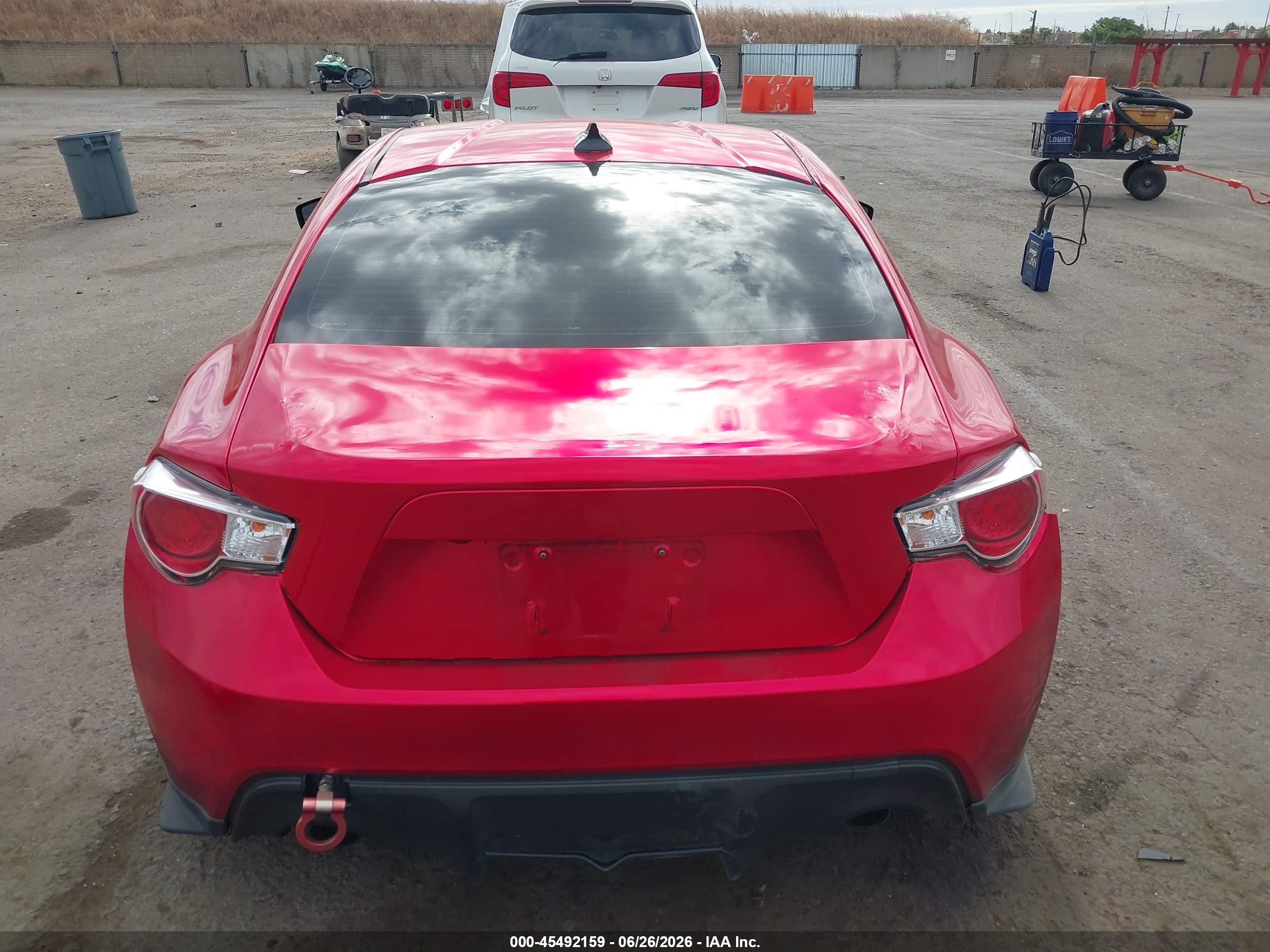 2013 Subaru Brz Limited Red vin: JF1ZCAC15D1607641