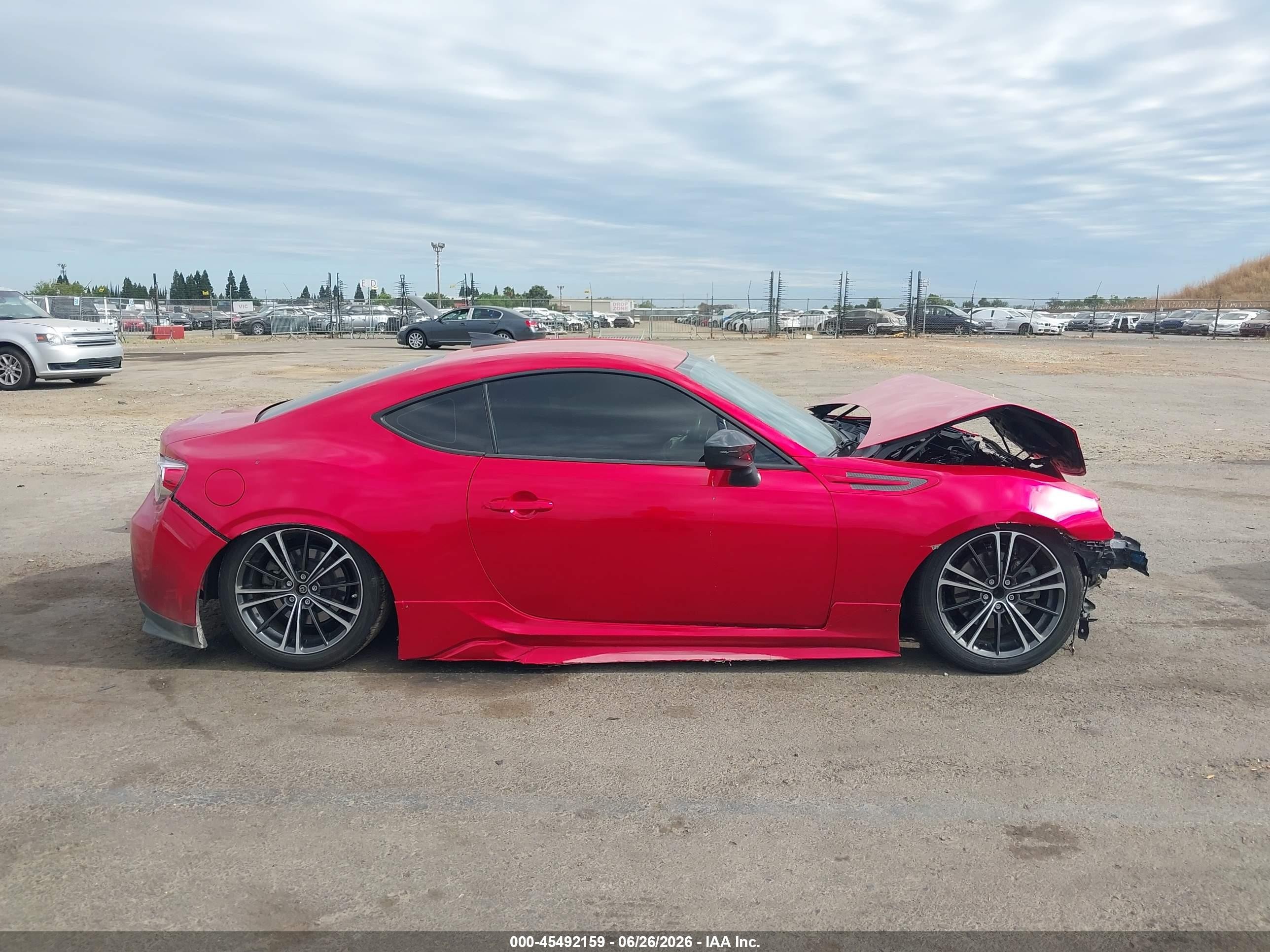 2013 Subaru Brz Limited Red vin: JF1ZCAC15D1607641