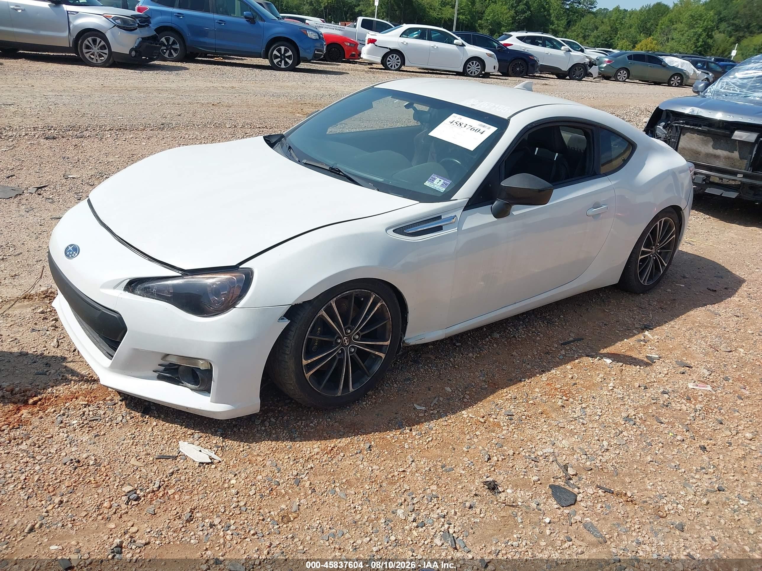2013 Subaru Brz Limited White vin: JF1ZCAC15D1610670