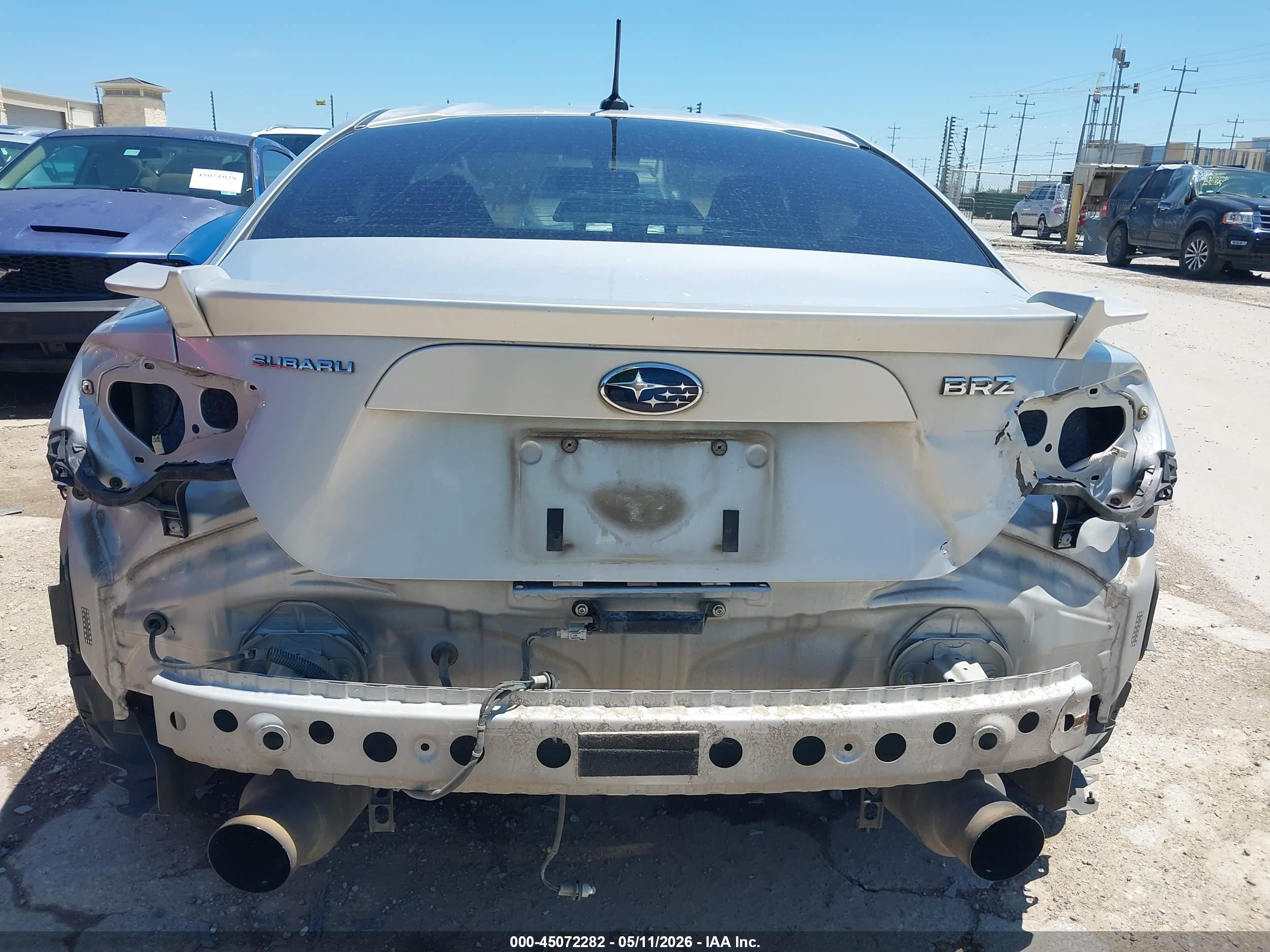 2013 Subaru Brz Limited Серебряный vin: JF1ZCAC15D2613563
