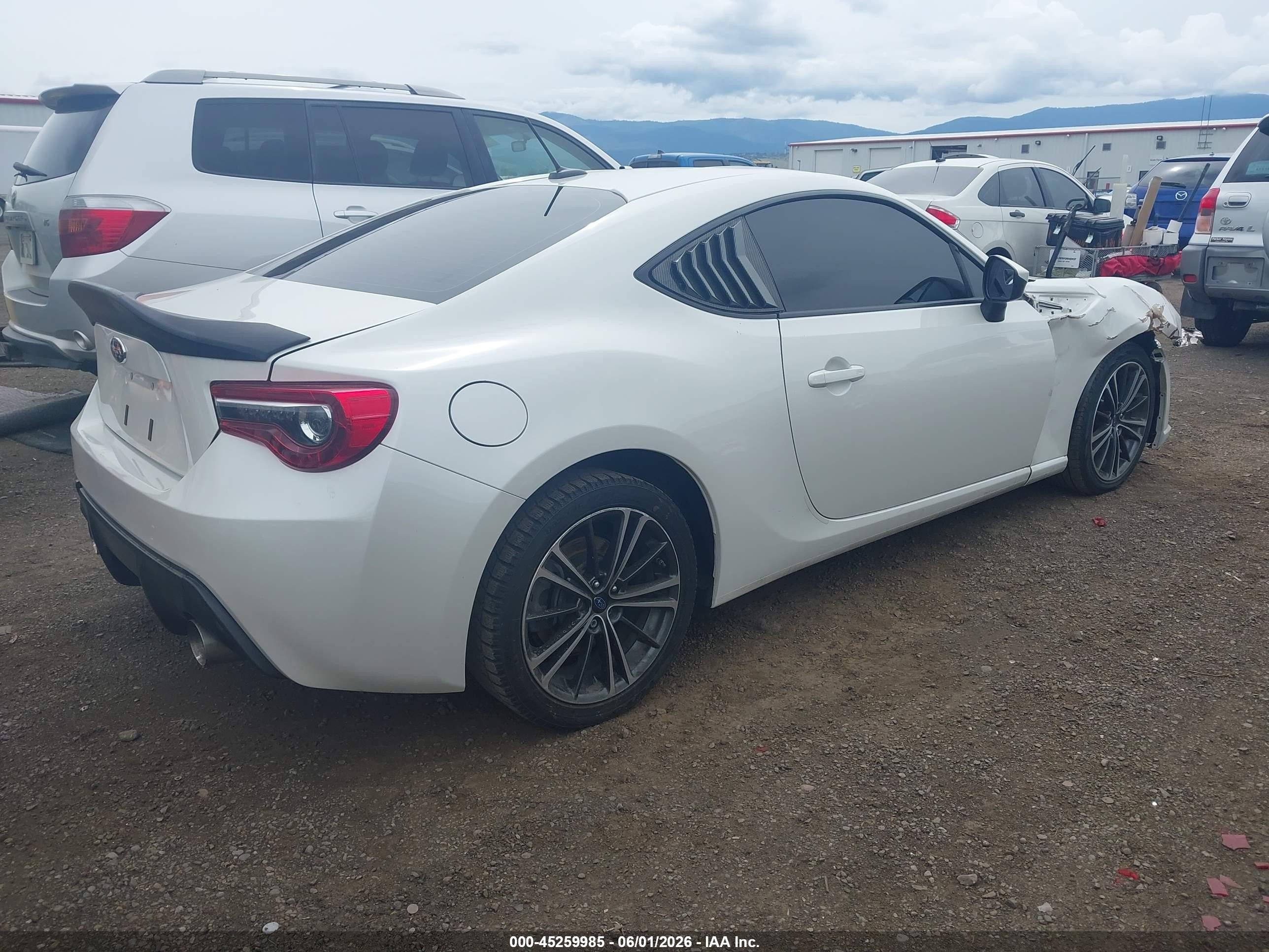 2014 Subaru Brz Limited Белый vin: JF1ZCAC15E8605543