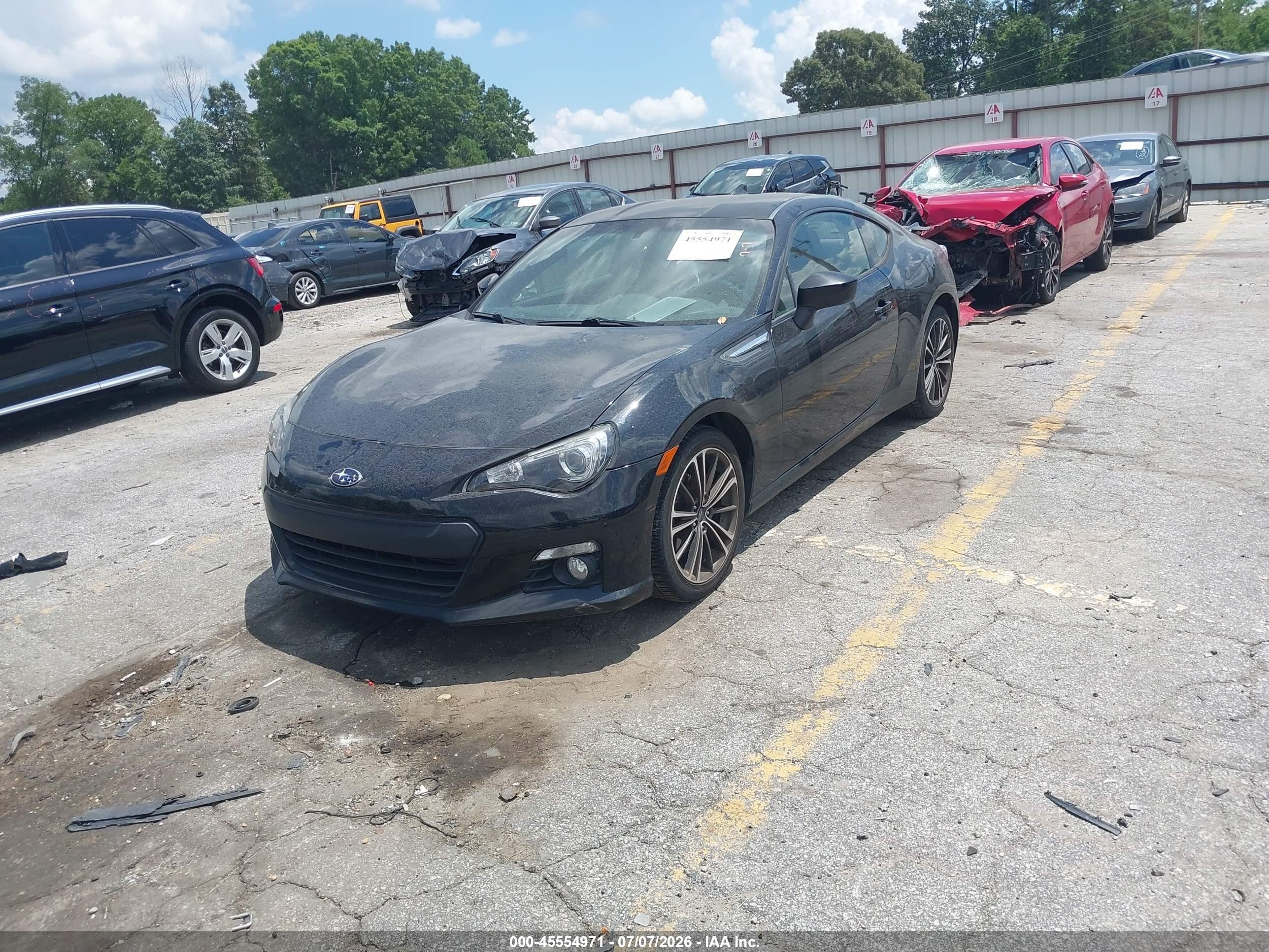 2015 Subaru Brz Limited Black vin: JF1ZCAC15F9604808