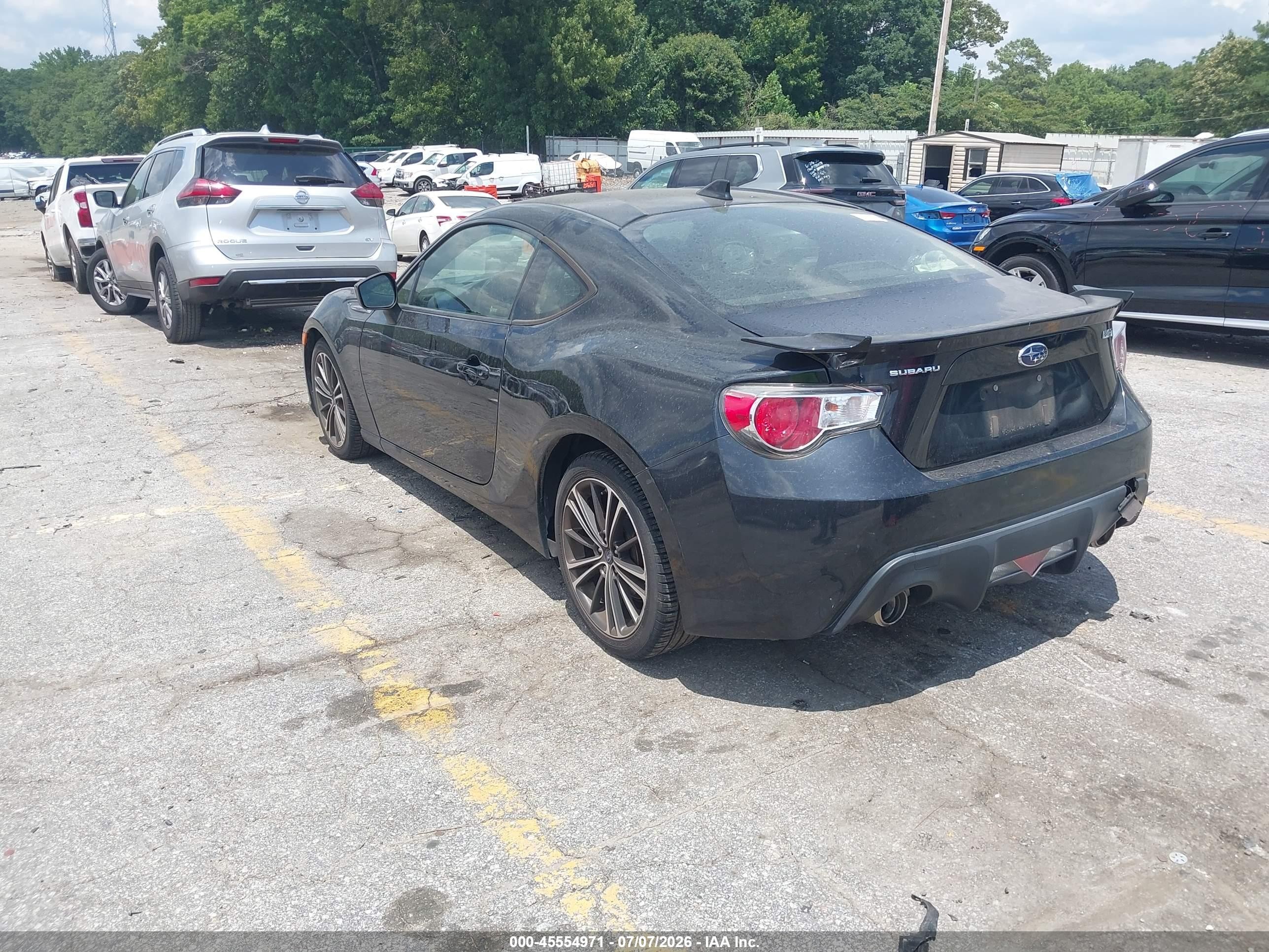 2015 Subaru Brz Limited Black vin: JF1ZCAC15F9604808