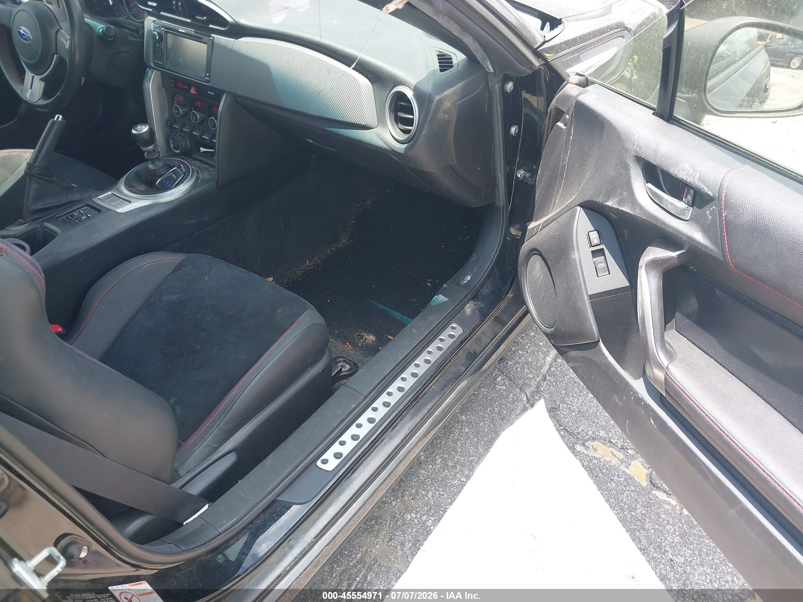 2015 Subaru Brz Limited Black vin: JF1ZCAC15F9604808