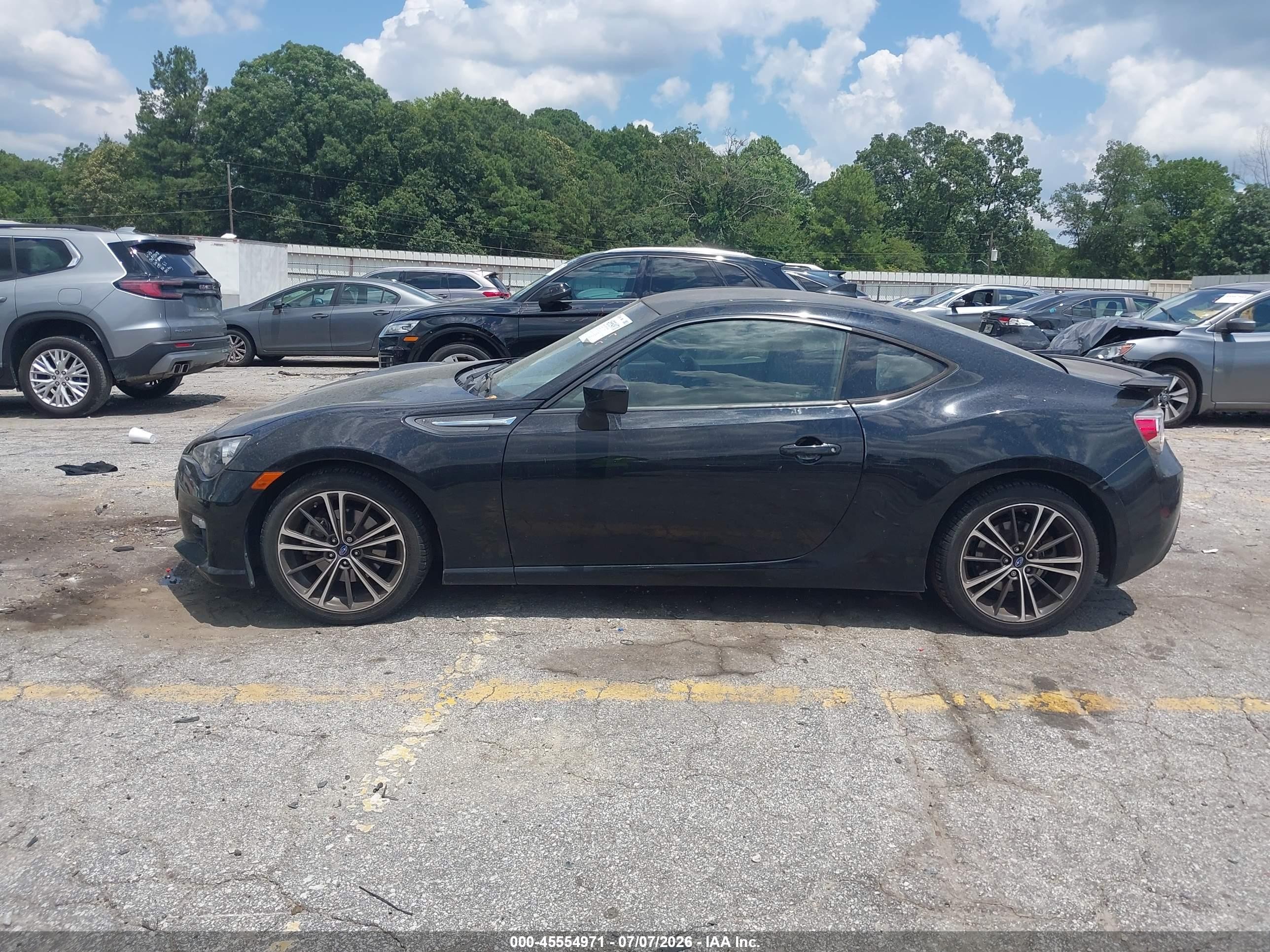 2015 Subaru Brz Limited Black vin: JF1ZCAC15F9604808
