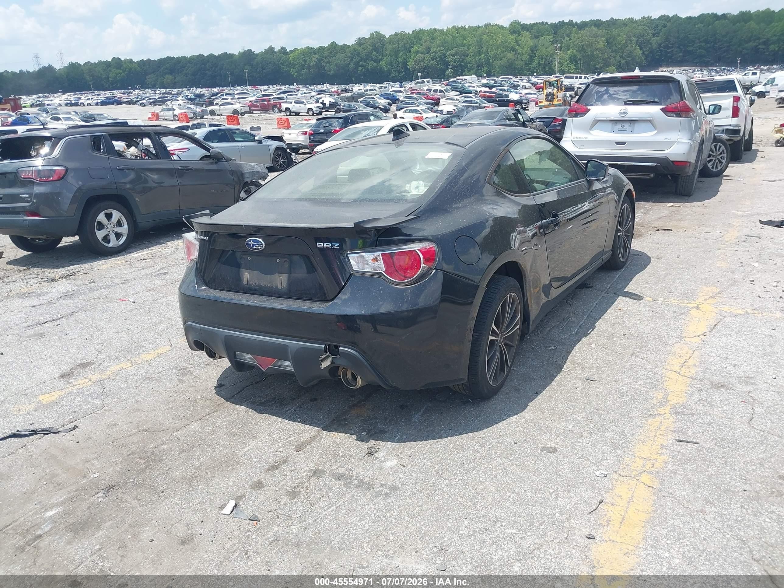 2015 Subaru Brz Limited Black vin: JF1ZCAC15F9604808