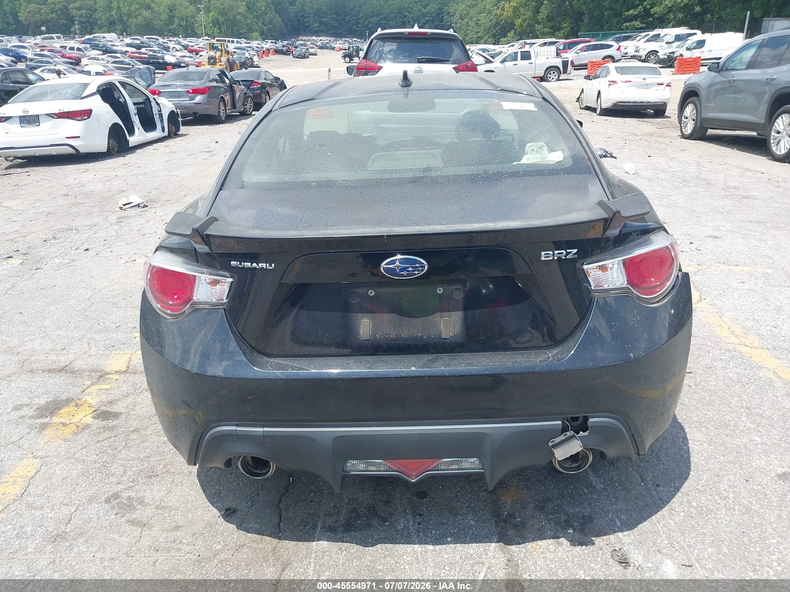 2015 Subaru Brz Limited Black vin: JF1ZCAC15F9604808