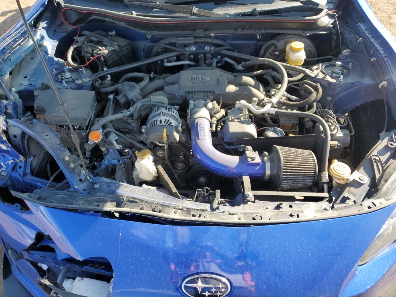 2017 Subaru Brz 2.0 Limited Blue vin: JF1ZCAC15H8602596