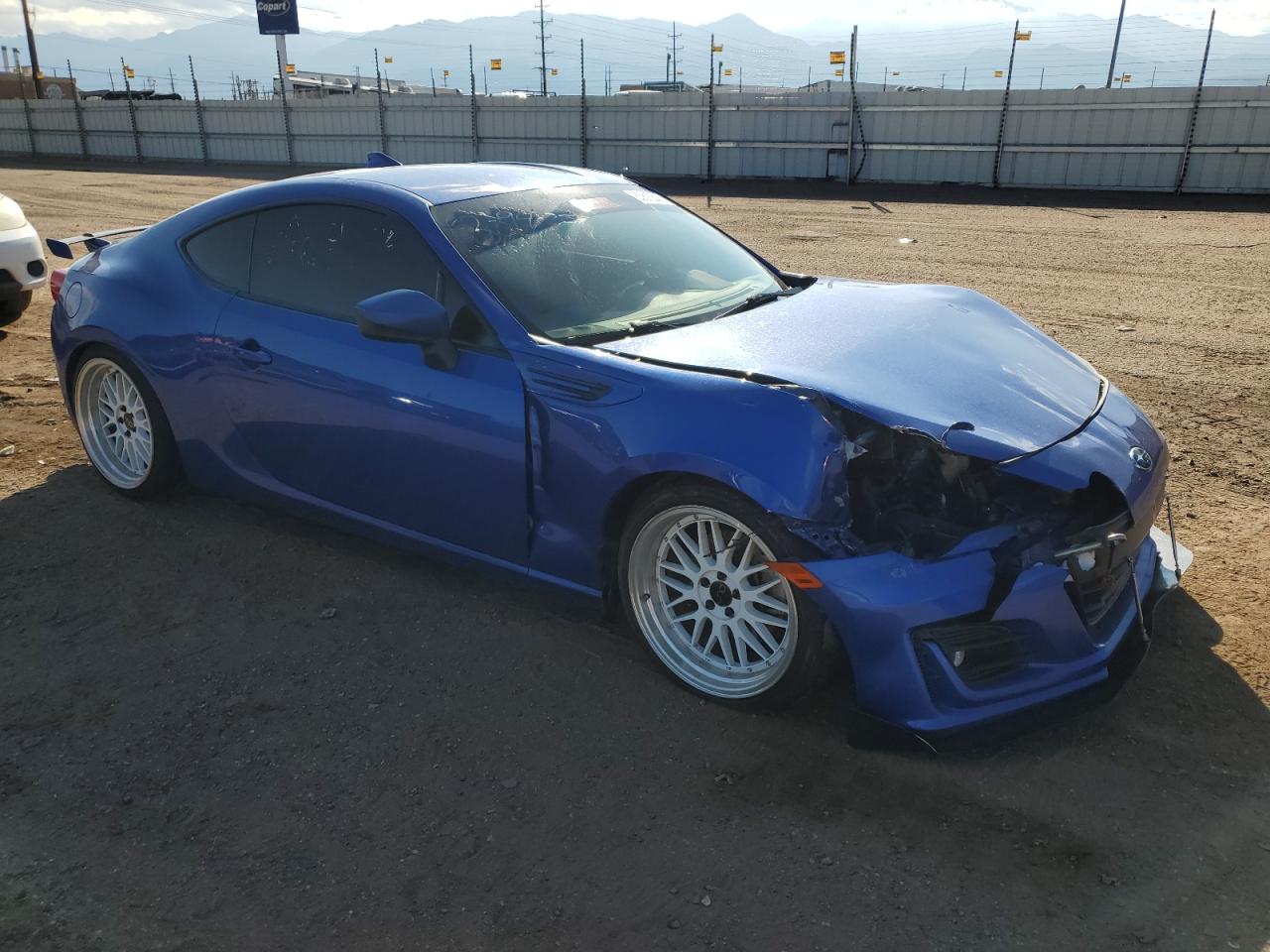 2017 Subaru Brz 2.0 Limited Blue vin: JF1ZCAC15H8602596