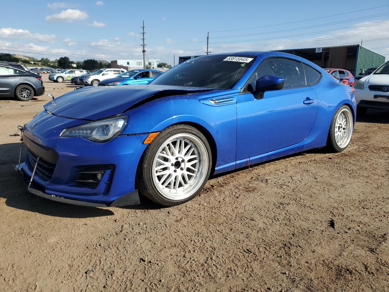 2017 Subaru Brz 2.0 Limited Blue vin: JF1ZCAC15H8602596