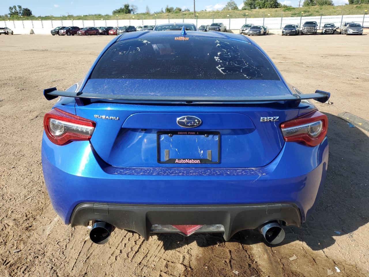 2017 Subaru Brz 2.0 Limited Blue vin: JF1ZCAC15H8602596