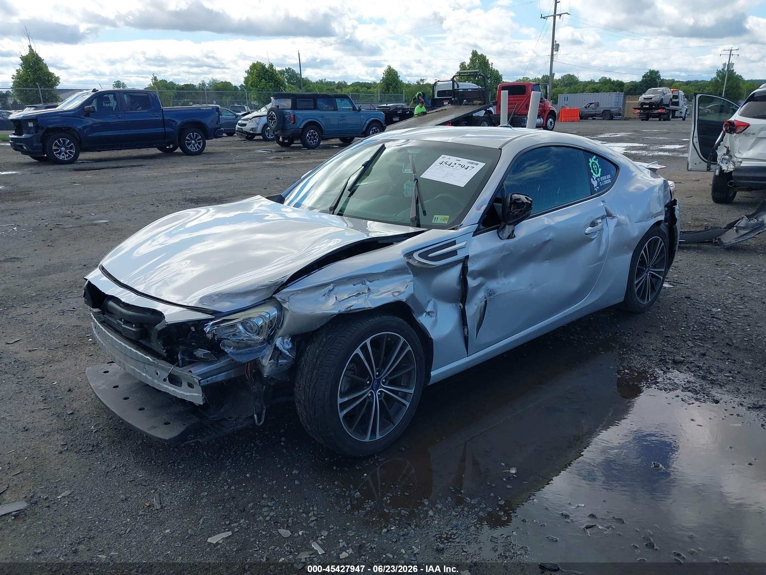 2013 Subaru Brz Limited Серебряный vin: JF1ZCAC16D1604439