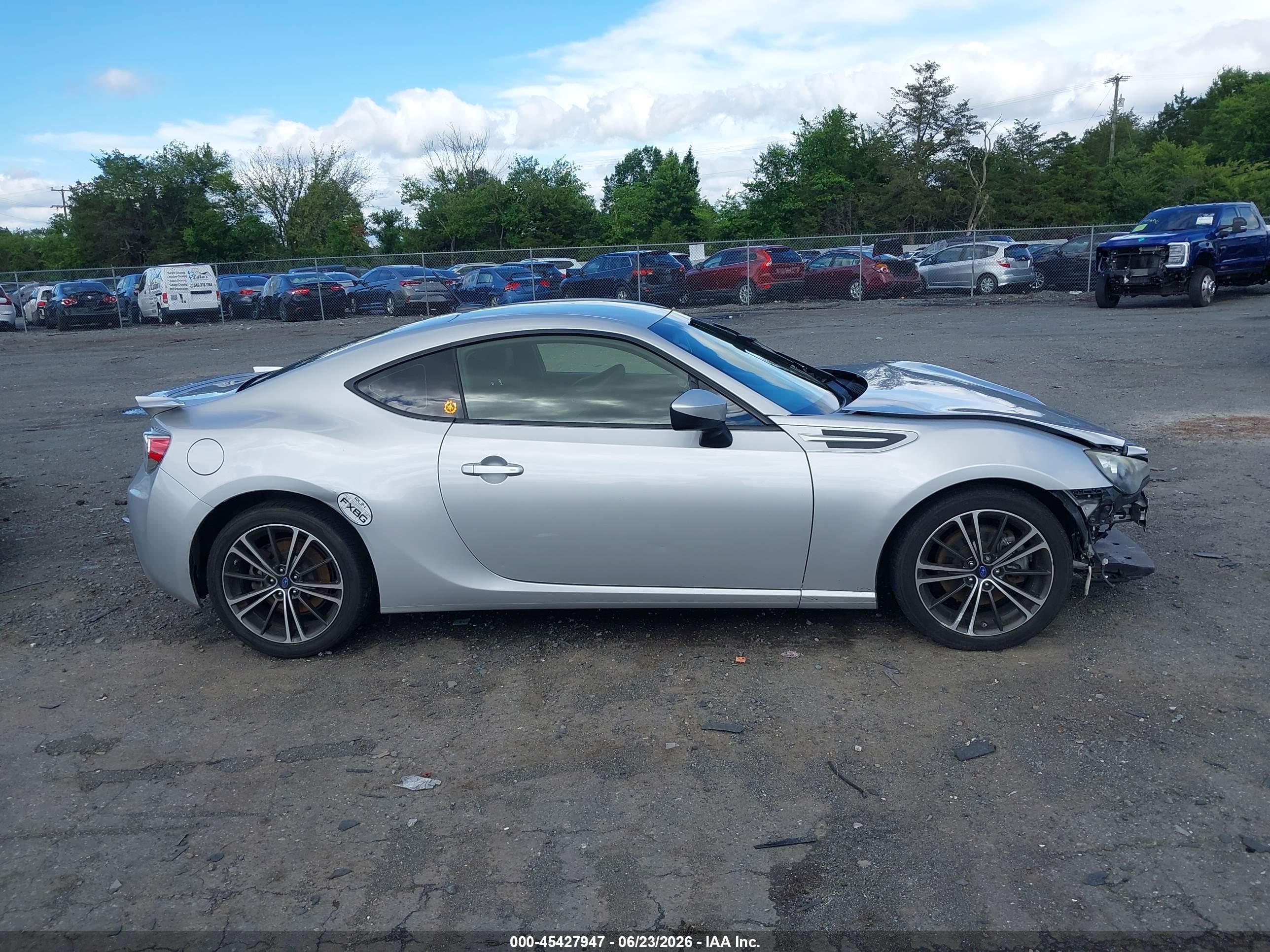 2013 Subaru Brz Limited Серебряный vin: JF1ZCAC16D1604439