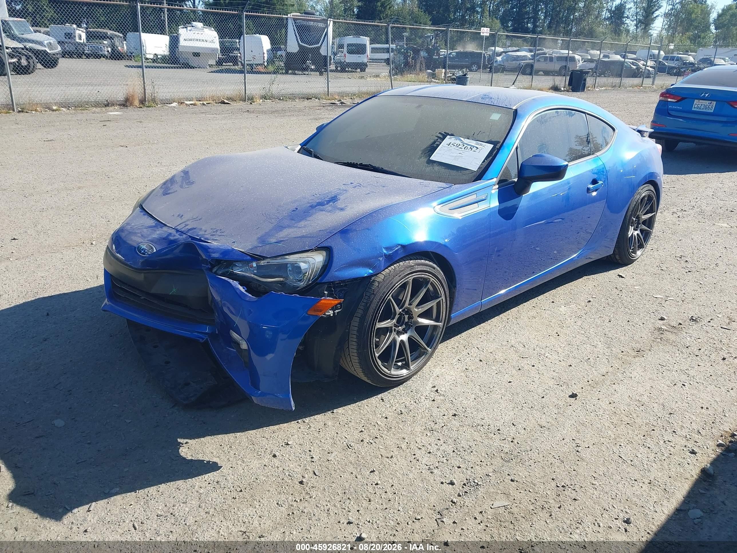 2013 Subaru Brz Limited Синий vin: JF1ZCAC16D1606921