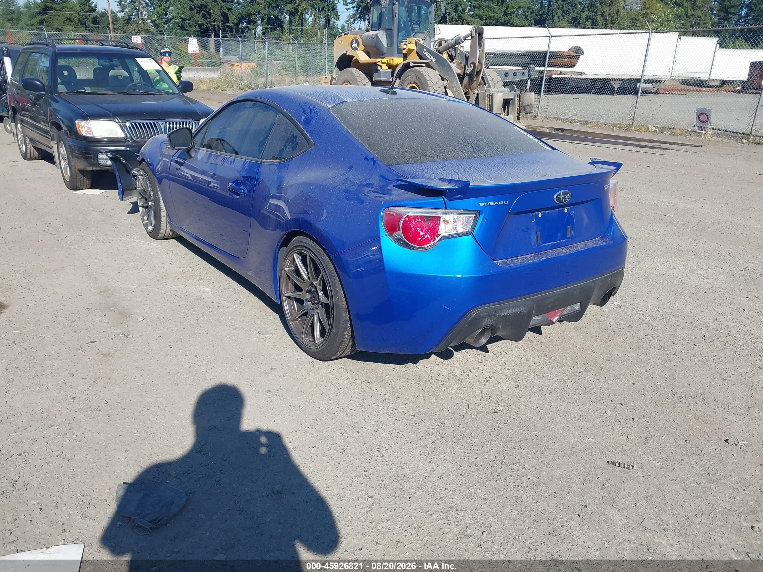 2013 Subaru Brz Limited Синий vin: JF1ZCAC16D1606921