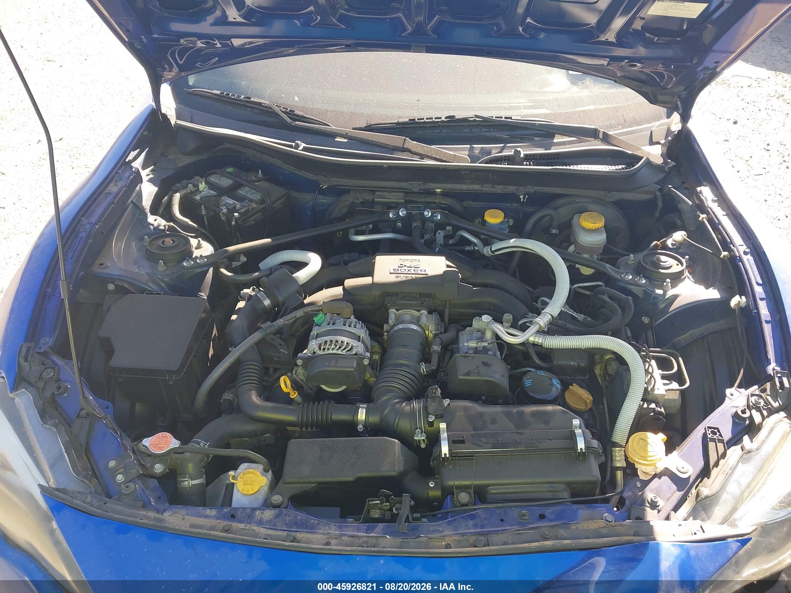 2013 Subaru Brz Limited Синий vin: JF1ZCAC16D1606921