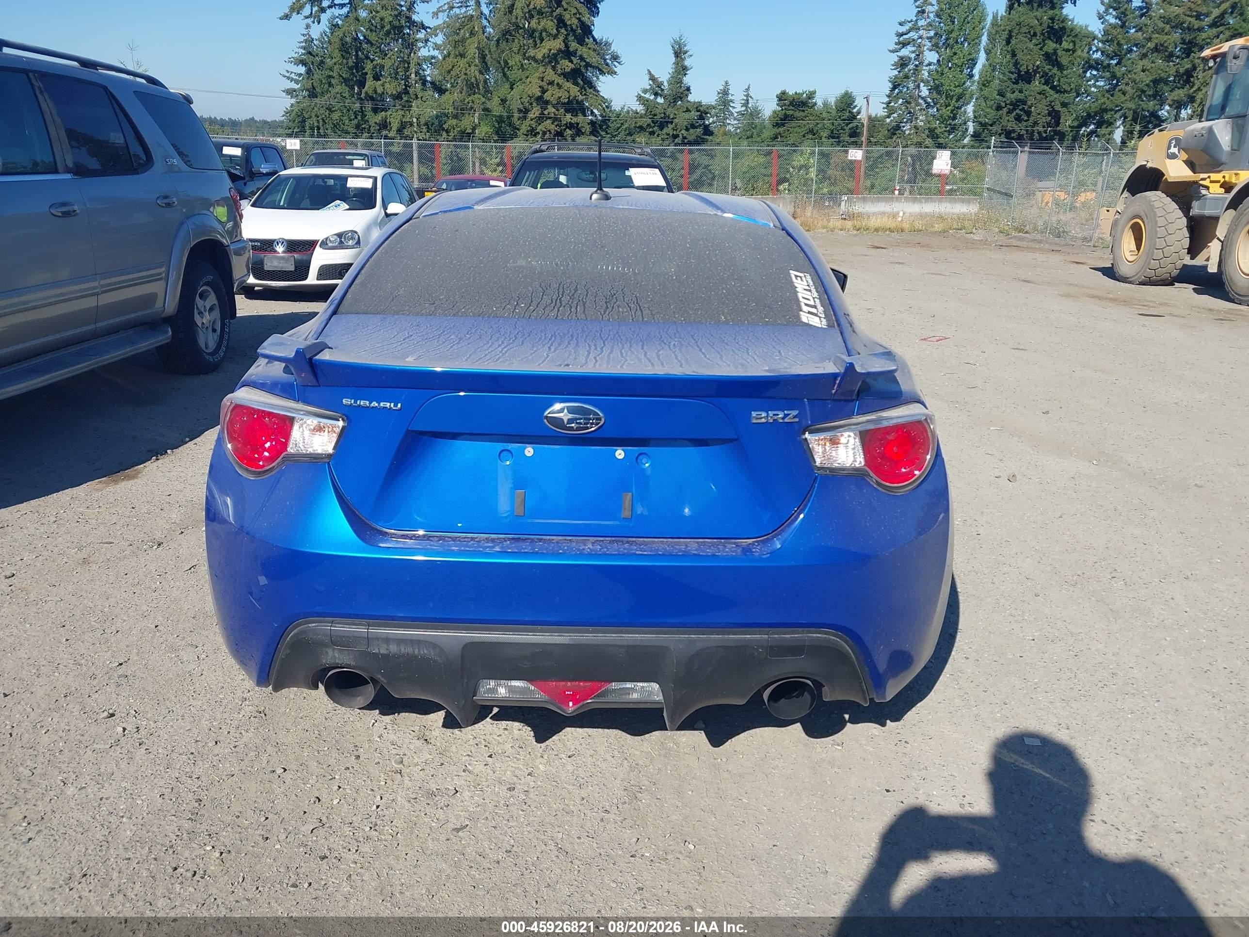 2013 Subaru Brz Limited Синий vin: JF1ZCAC16D1606921
