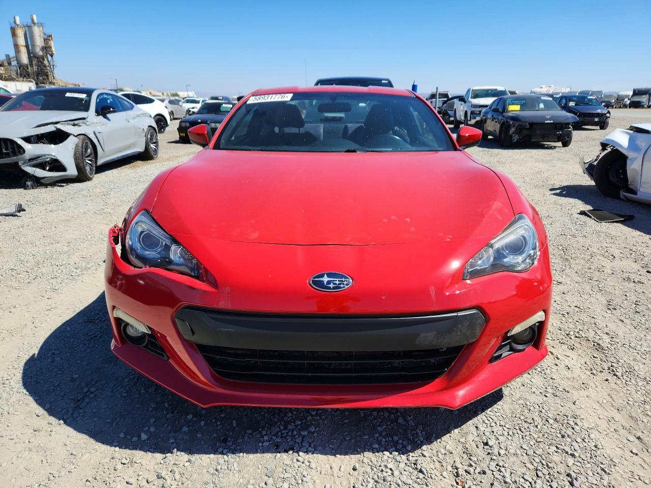 2013 Subaru Brz 2.0 Limited Red vin: JF1ZCAC16D1609107