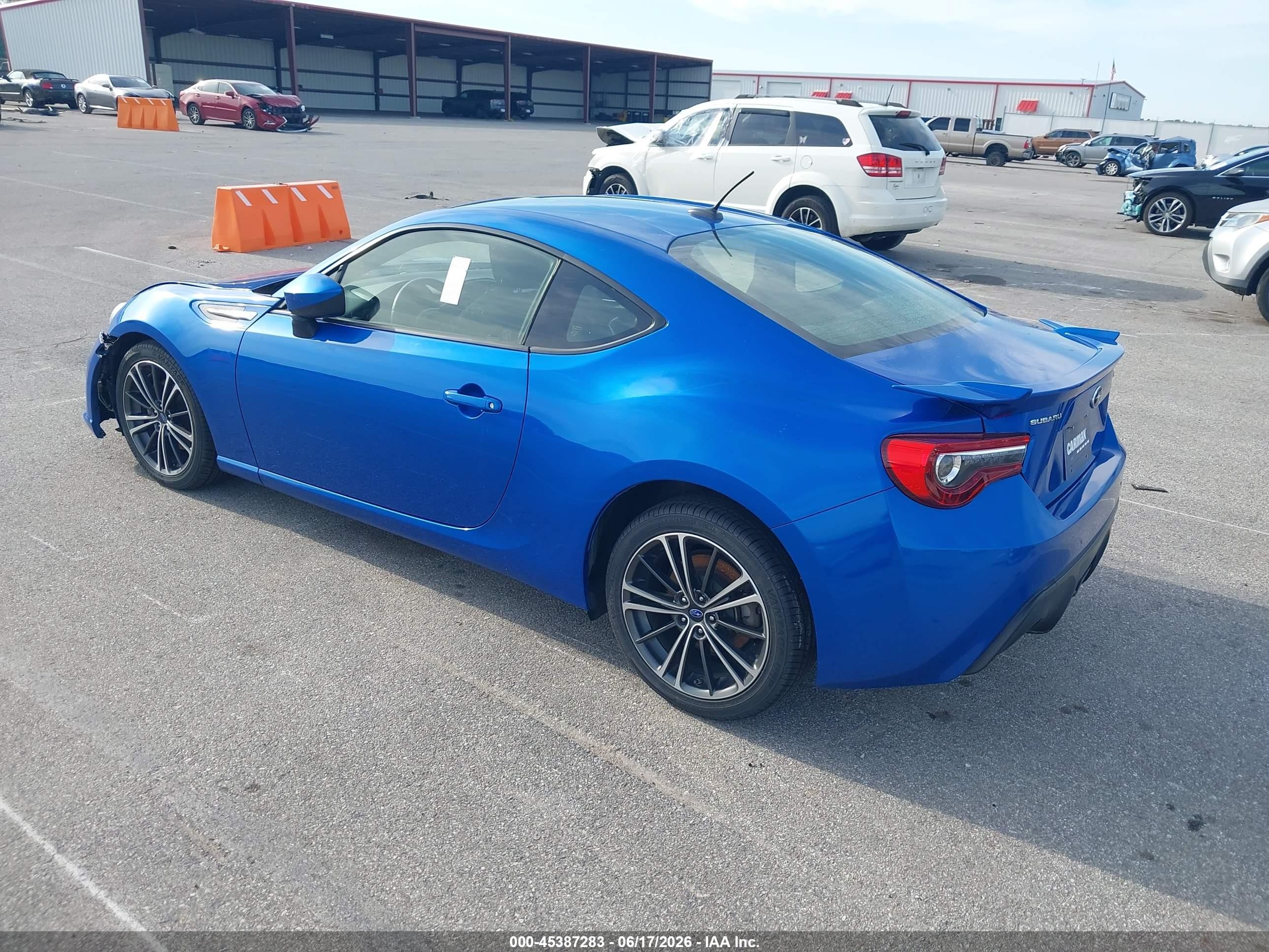 2013 Subaru Brz Limited Blue vin: JF1ZCAC16D2607304
