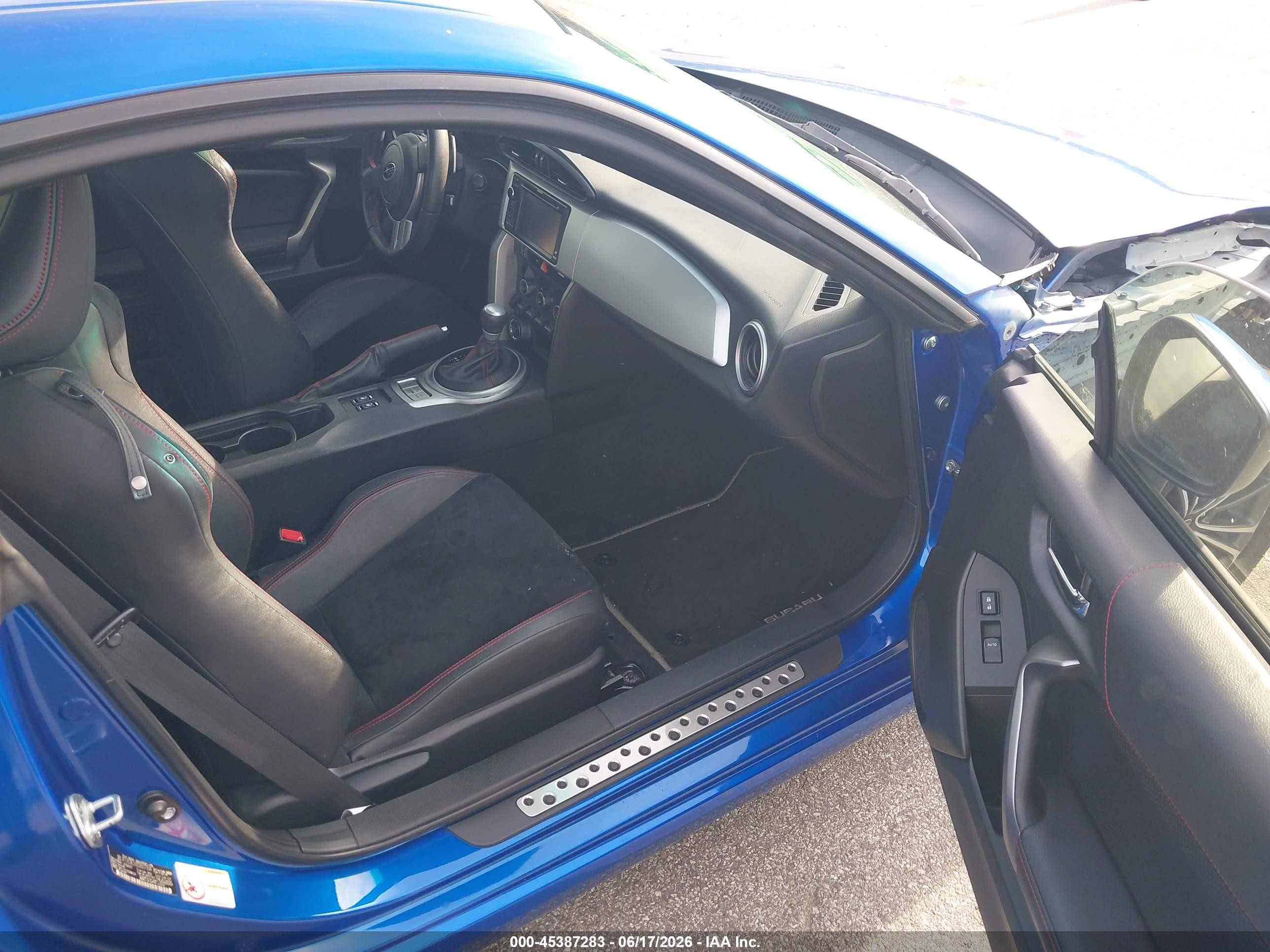 2013 Subaru Brz Limited Blue vin: JF1ZCAC16D2607304