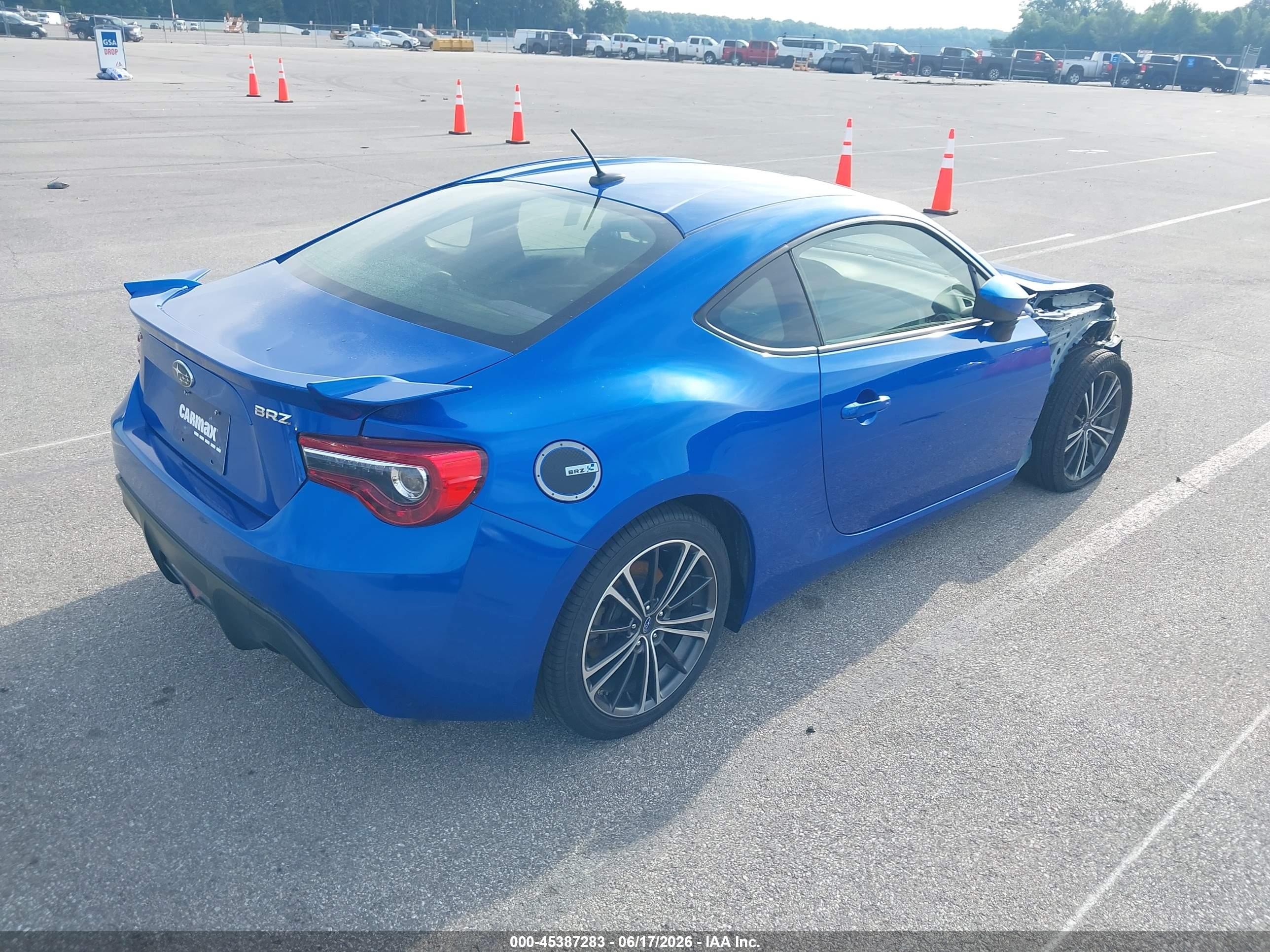 2013 Subaru Brz Limited Blue vin: JF1ZCAC16D2607304