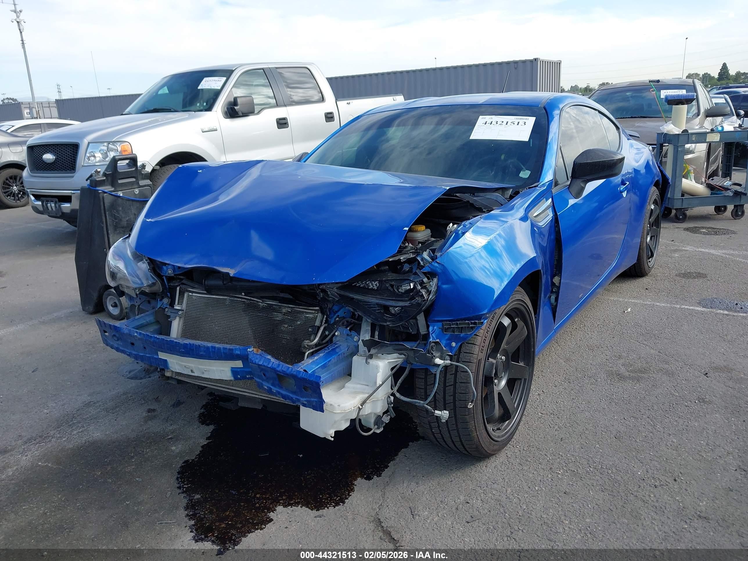 2014 Subaru Brz Limited Blue vin: JF1ZCAC16E8604868