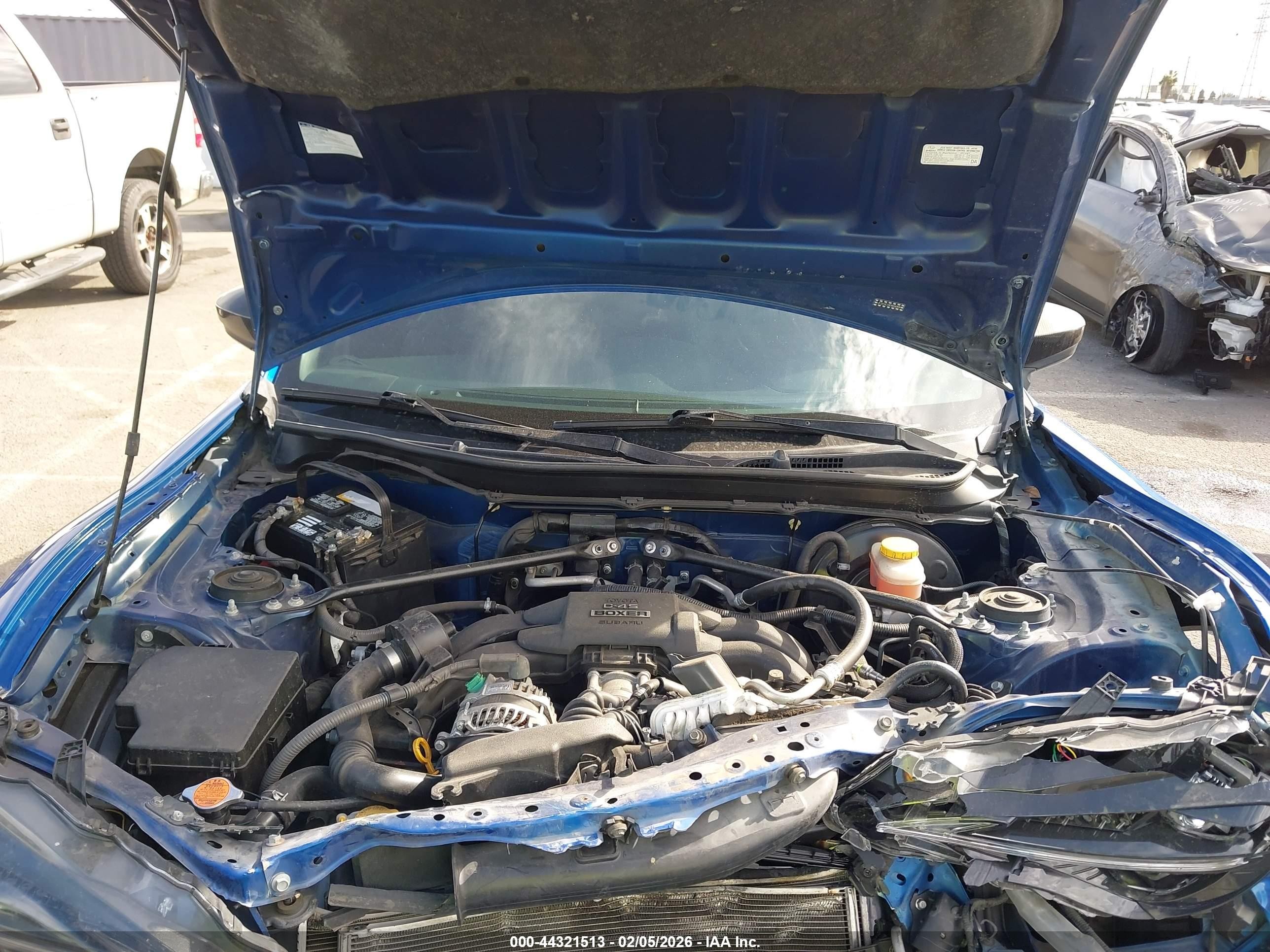 2014 Subaru Brz Limited Blue vin: JF1ZCAC16E8604868