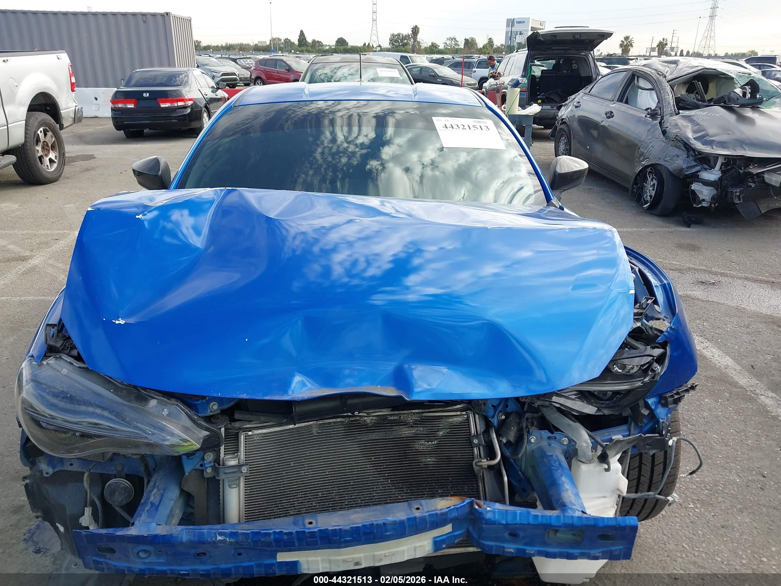 2014 Subaru Brz Limited Blue vin: JF1ZCAC16E8604868