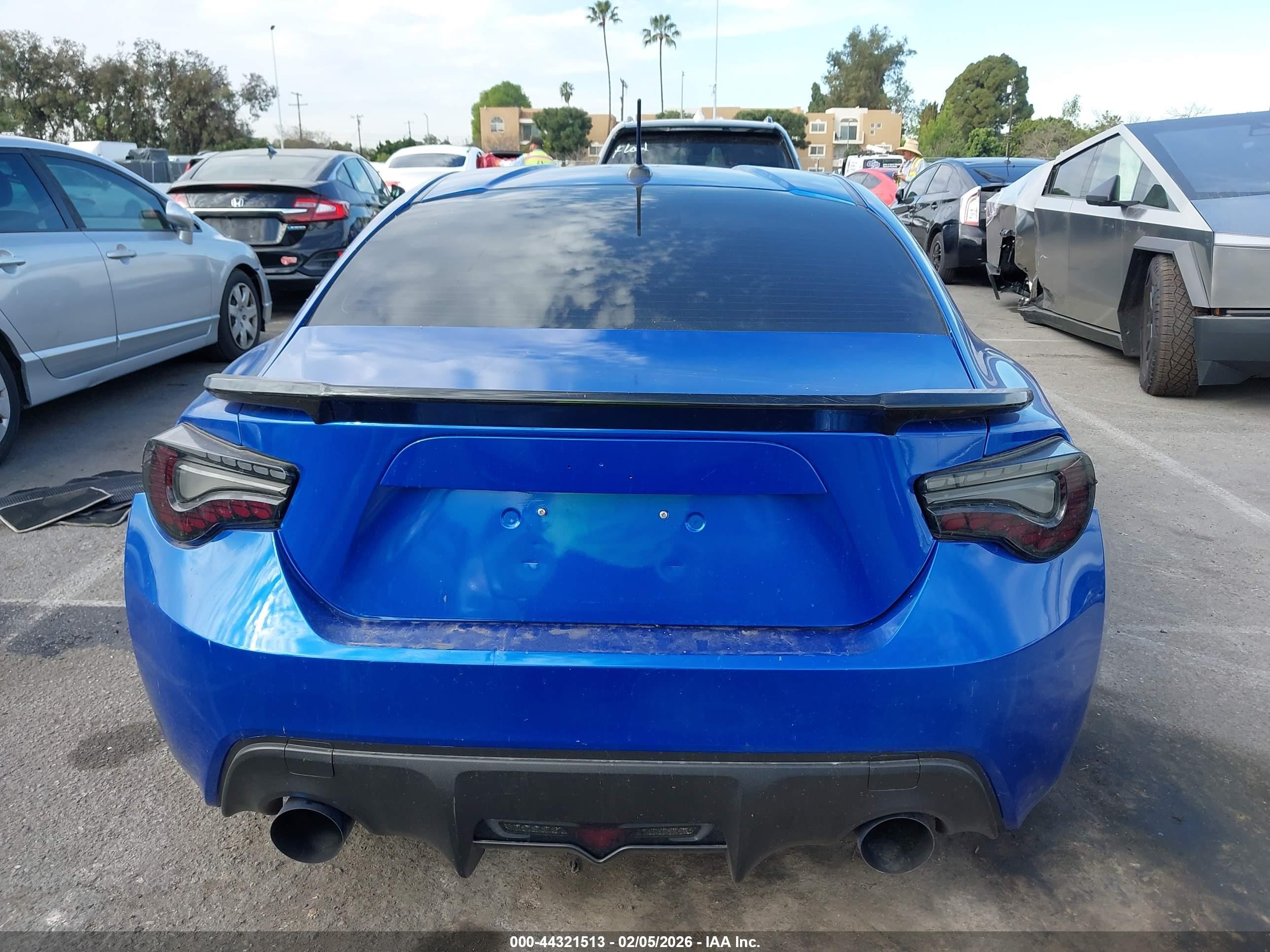 2014 Subaru Brz Limited Blue vin: JF1ZCAC16E8604868