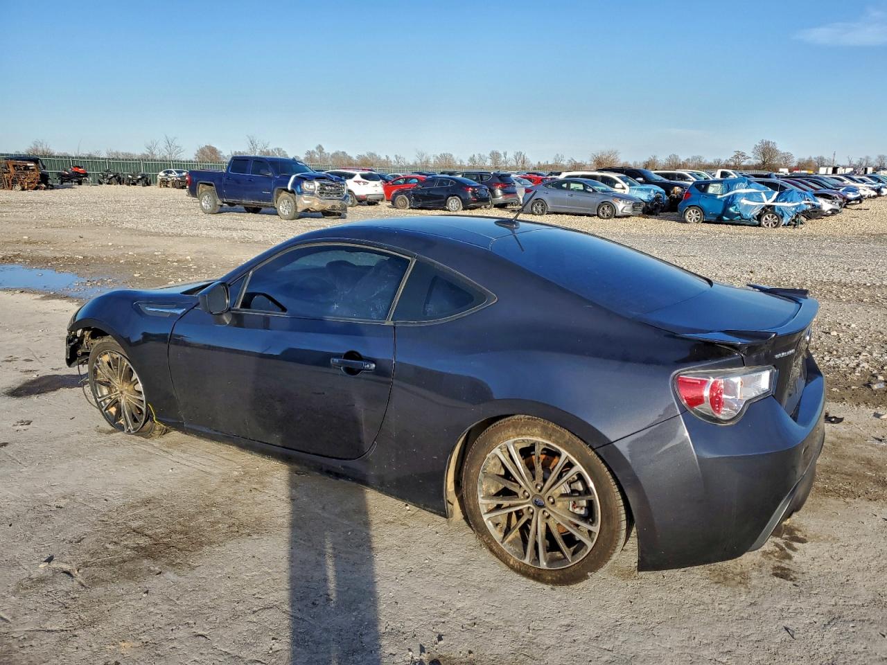 2014 Subaru Brz 2.0 Limited Gray vin: JF1ZCAC16E8605163