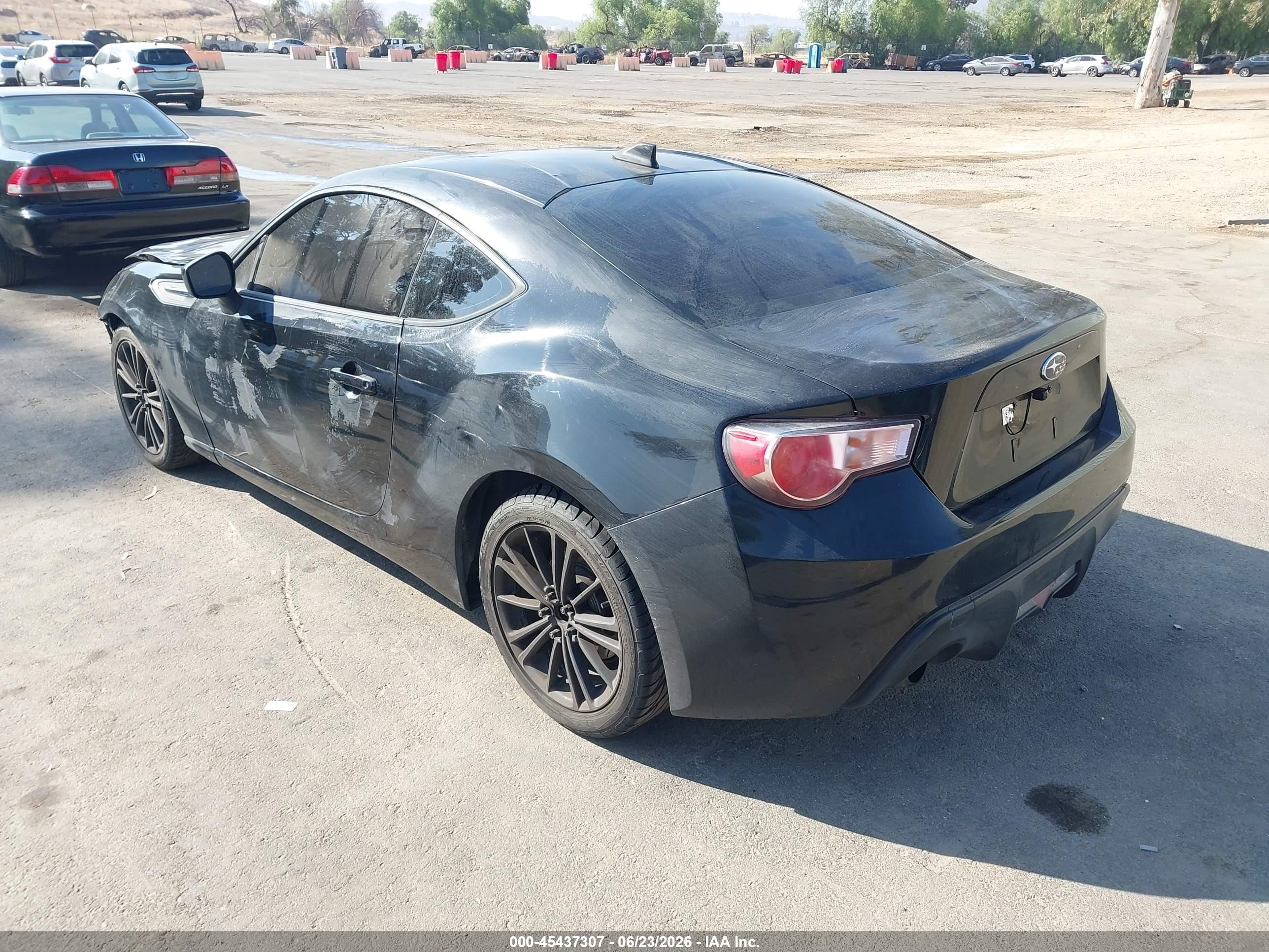 2015 Subaru Brz Limited Черный vin: JF1ZCAC16F9604350
