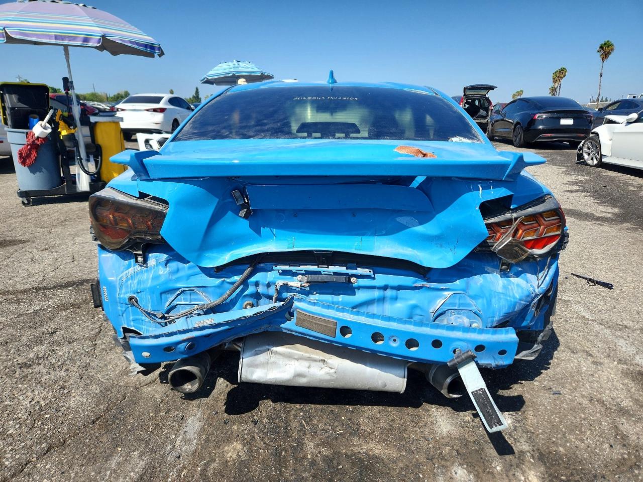 2016 Subaru Brz 2.0 Limited Blue vin: JF1ZCAC16G9600610