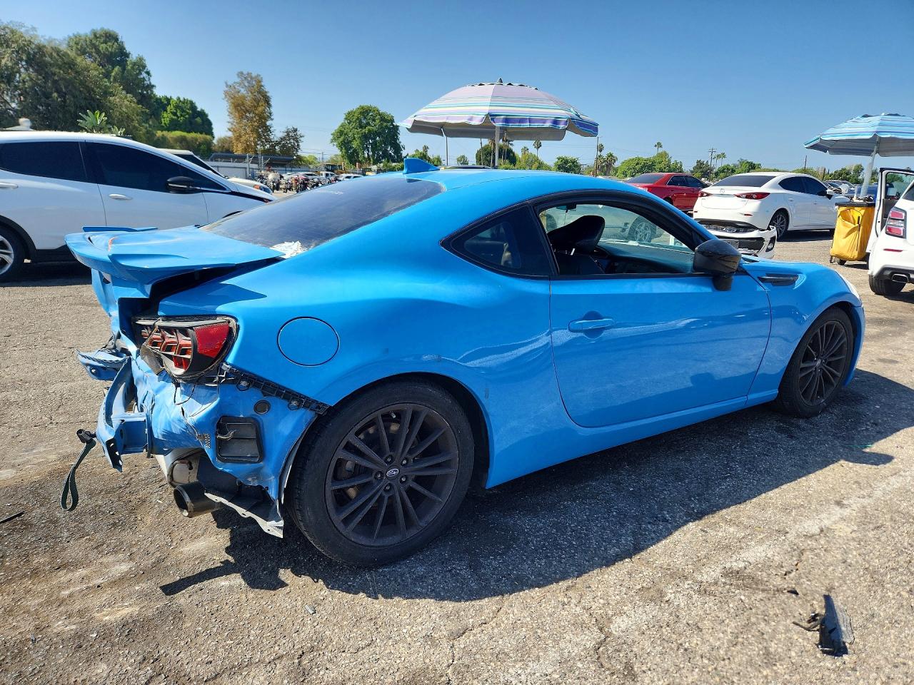 2016 Subaru Brz 2.0 Limited Blue vin: JF1ZCAC16G9600610