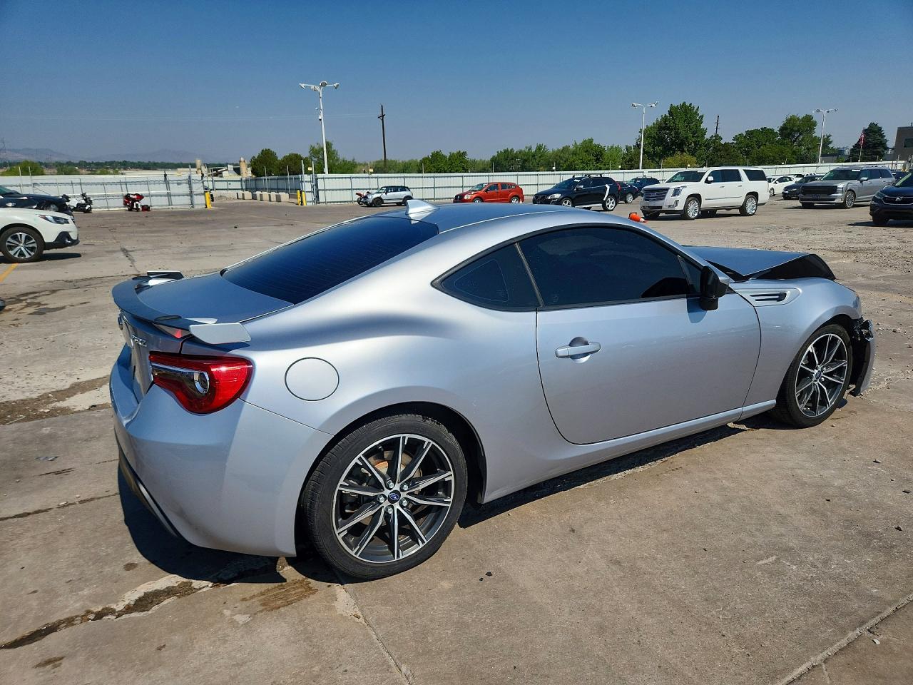 2017 Subaru Brz 2.0 Limited Silver vin: JF1ZCAC16H8606611