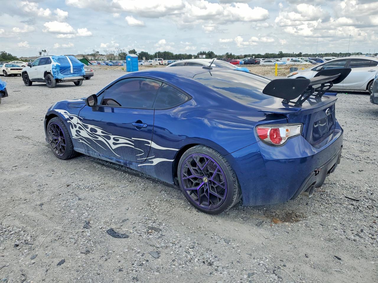 2013 Subaru Brz 2.0 Limited Blue vin: JF1ZCAC17D1609567