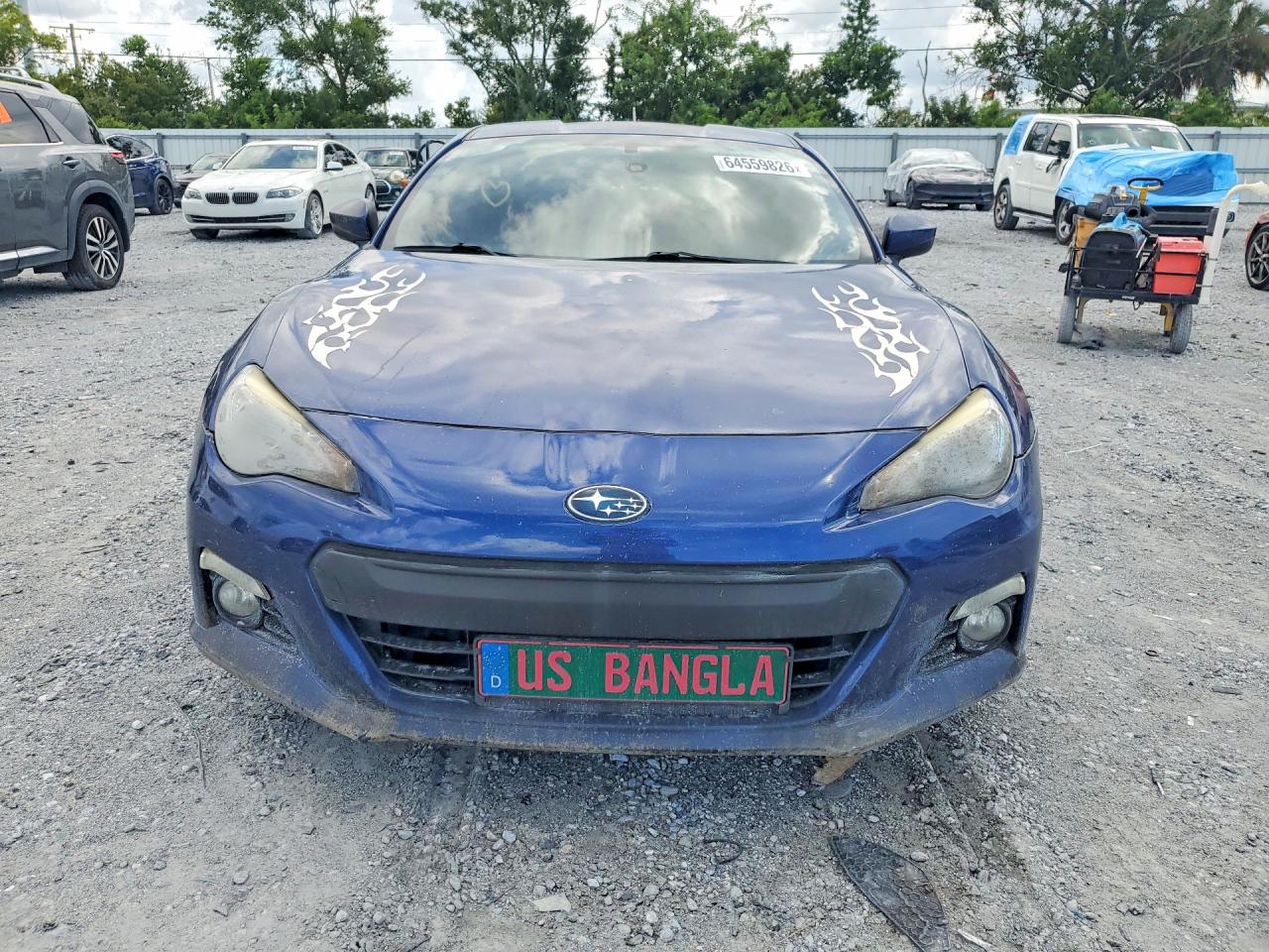 2013 Subaru Brz 2.0 Limited Blue vin: JF1ZCAC17D1609567
