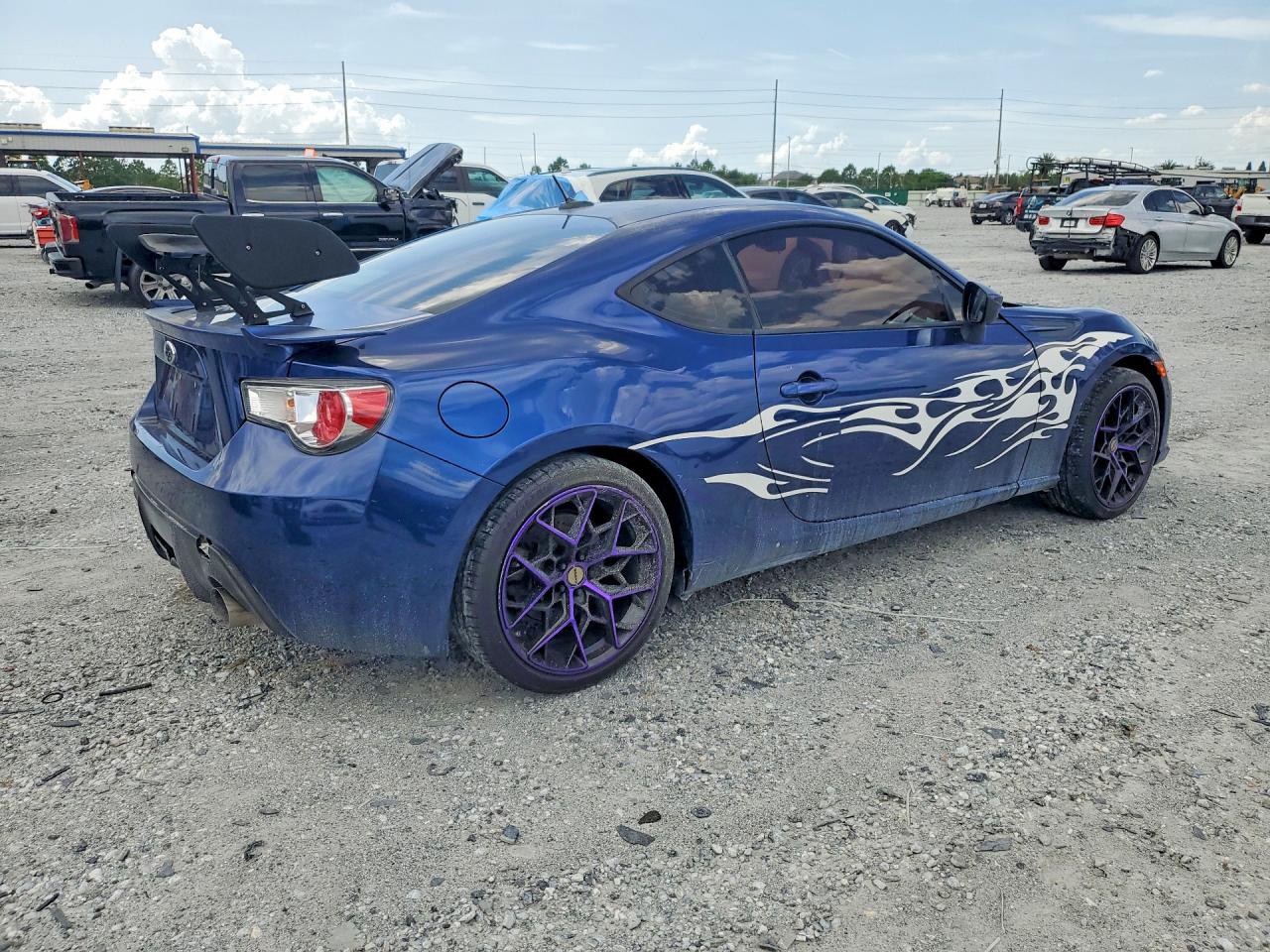 2013 Subaru Brz 2.0 Limited Blue vin: JF1ZCAC17D1609567