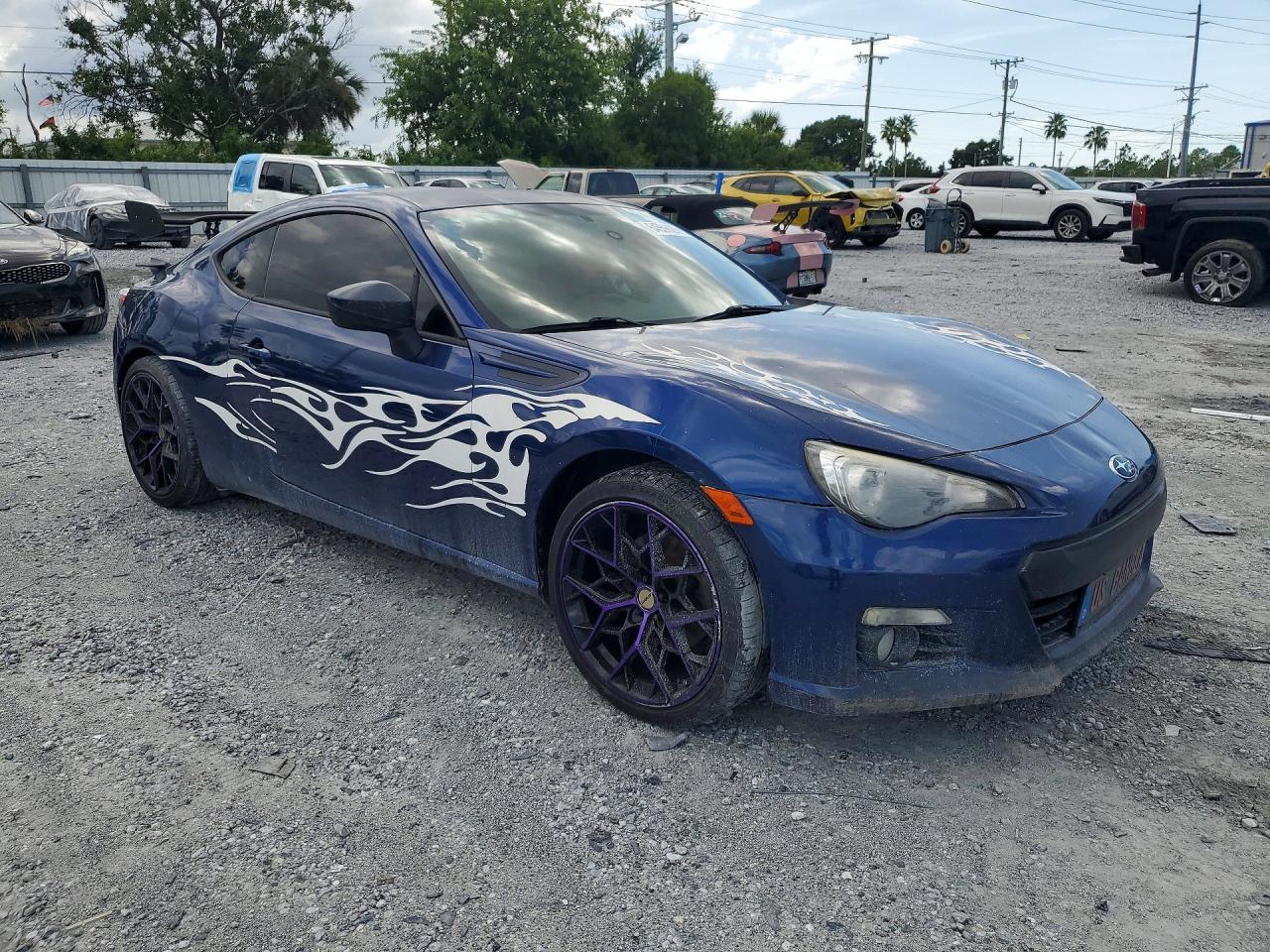 2013 Subaru Brz 2.0 Limited Blue vin: JF1ZCAC17D1609567